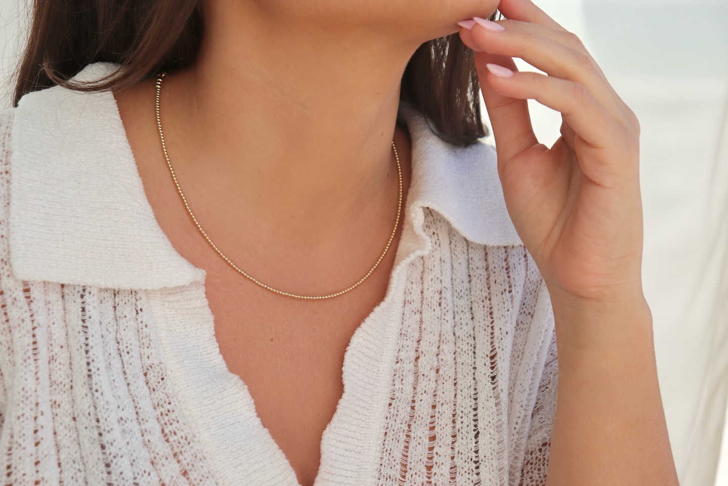 If you’re into layering, you’ll be into our 2mm Jane Necklace. This sweet-and-teeny gold-filled piece is strung on a thinner wire than our other necklaces for extra pliability, and she’s fully ready to be paired with chains and chunky gemstone pieces alike. Versatility defines her, and no pairing looks wrong!
Order your personal piece at kayliedawn.com or stock your store with wholesale prices at faire.com/direct/kayliedawn ✨
Woman-owned | Shop small | Made in Rhode Island