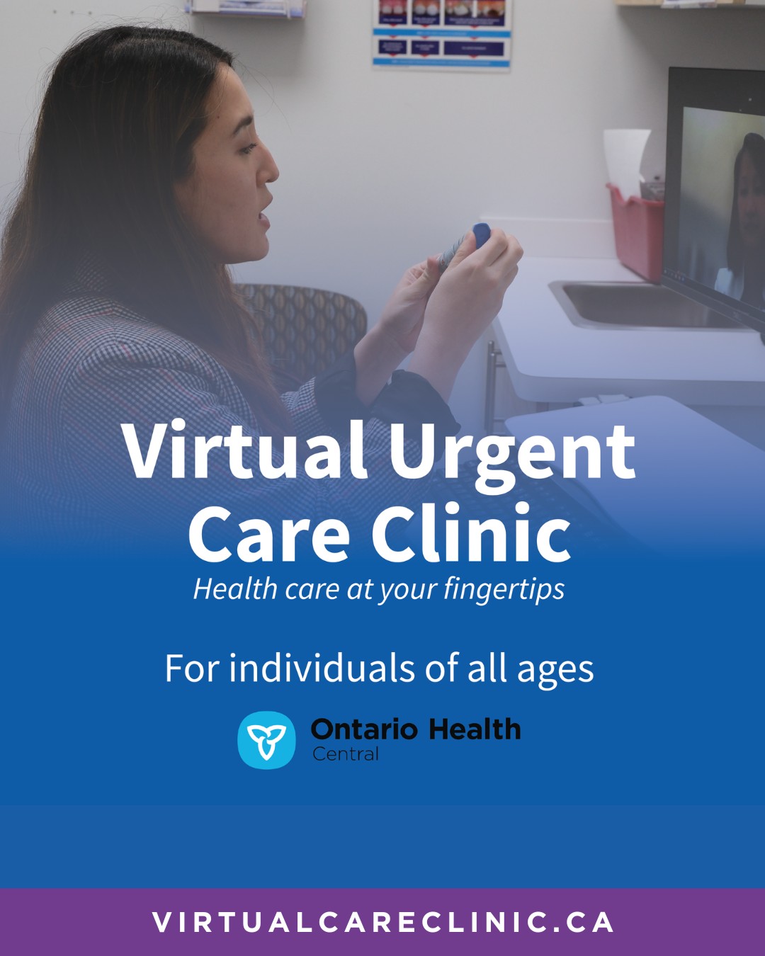 The Virtual Urgent Care Clinic makes it easier to get the care you need—when and where you need it.
Connect with a qualified Nurse Practitioner for online assessment, diagnosis, and treatment. Care is available for people of all ages, entirely online. 💻
Choose Virtual Urgent Care if:
🕑 You can’t get a timely appointment
🩺 You don’t have a family doctor
📅 You need care that fits your schedule
🔗 Learn more: virtualcareclinic.ca
#VirtualUrgentCare #VirtualHealthcare #Wellness #OnlineHealthcare #VUCC #NSOHT #OHT #NorthSimcoeOHT #OntarioHealthTeam