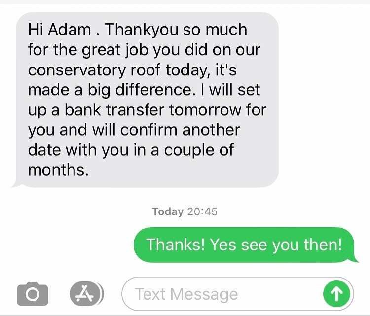Top feedback is the only feedback we get 😉👌🏻 ⭐️Professional ⭐️Quality ⭐️ Reliable ⭐️ ✨10 Years Experience✨ 🏡Residential + Commercial 🏢 🌏 www.adam-bartlett.co.uk
📧 info@adam-bartlett.co.uk
📞 07760713218
#windowcleaners #windowcleaning #commercial #residential #birmingham #walsall #birminghamlife #walsalllife #edgbaston #edgbastonlife #harborne #harbornelife #bournville #bournvillelife #sellyoak #sellyoaklife #moseley #moseleylife #business2business #business #birminghamproperty #propertymanager #propertymanagement #landlord #supportsmallbusiness #buylocal