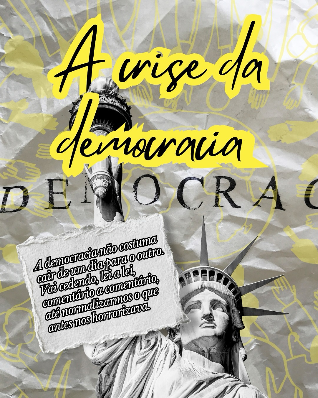 A #democracia não costuma cair de um dia para o outro. Vai cedendo, lei a lei, comentário a comentário, até normalizarmos o que antes nos horrorizava.
📉 Relatórios recentes mostram um avanço global do autoritarismo: mais países a recuar em direitos, liberdade de imprensa sob ataque e instituições capturadas por interesses de curto prazo.
🇵🇹 Portugal continua a ser uma democracia estável, mas já dá sinais de alerta: queda no Estado de direito, pressão sobre media e uma polarização que testa os limites das nossas instituições.
Neste novo artigo em Agir com Propósito:
• explico, em linguagem simples, o que está a acontecer no mundo
• identifico 3 sinais claros de erosão democrática
• olho para o caso português
• partilho ações práticas para quem não quer ficar a ver de fora
Se te preocupas com direitos humanos, participação cívica e o futuro da democracia, este texto é para ti.
👉 Lê o artigo completo e partilha com alguém que também precisa de estar atento/a:
joanafeliciano.com/post/crise-democracia-autoritarismo