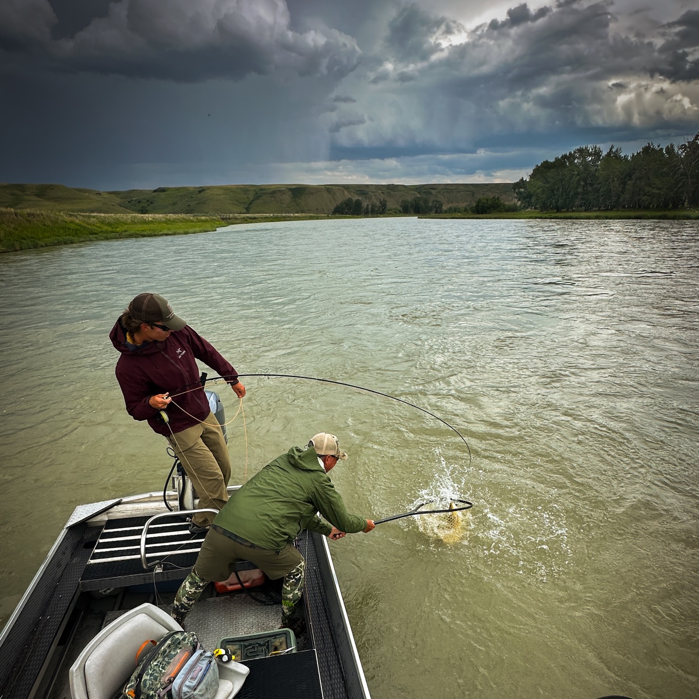 Cancellation day back in June, so of course we went fishing in the mud. @fly_mechanic struck gold bigggg time!