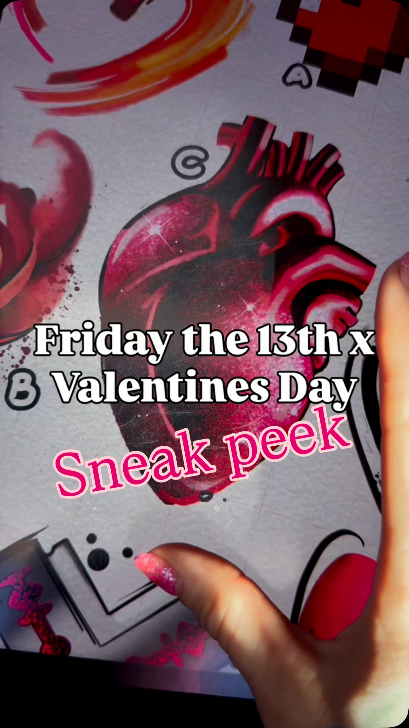 Sneaky peek at the new flash for Februaryās Friday the 13th x Valentineās Day!
Yes, Iām taking appointments for these new designs, and also yes, these and my past flash sheets will be available for walk ins.
.
.
.
.
.
.
.
.
LGBT Tattoos, bestie tattoo, Pride tattoos, glitter tattoos, watercolor Tattoo, rose tattoo, nsfw tattoo, pixel tattoo, emo tattoo, things to do in Denver, Valentineās Day