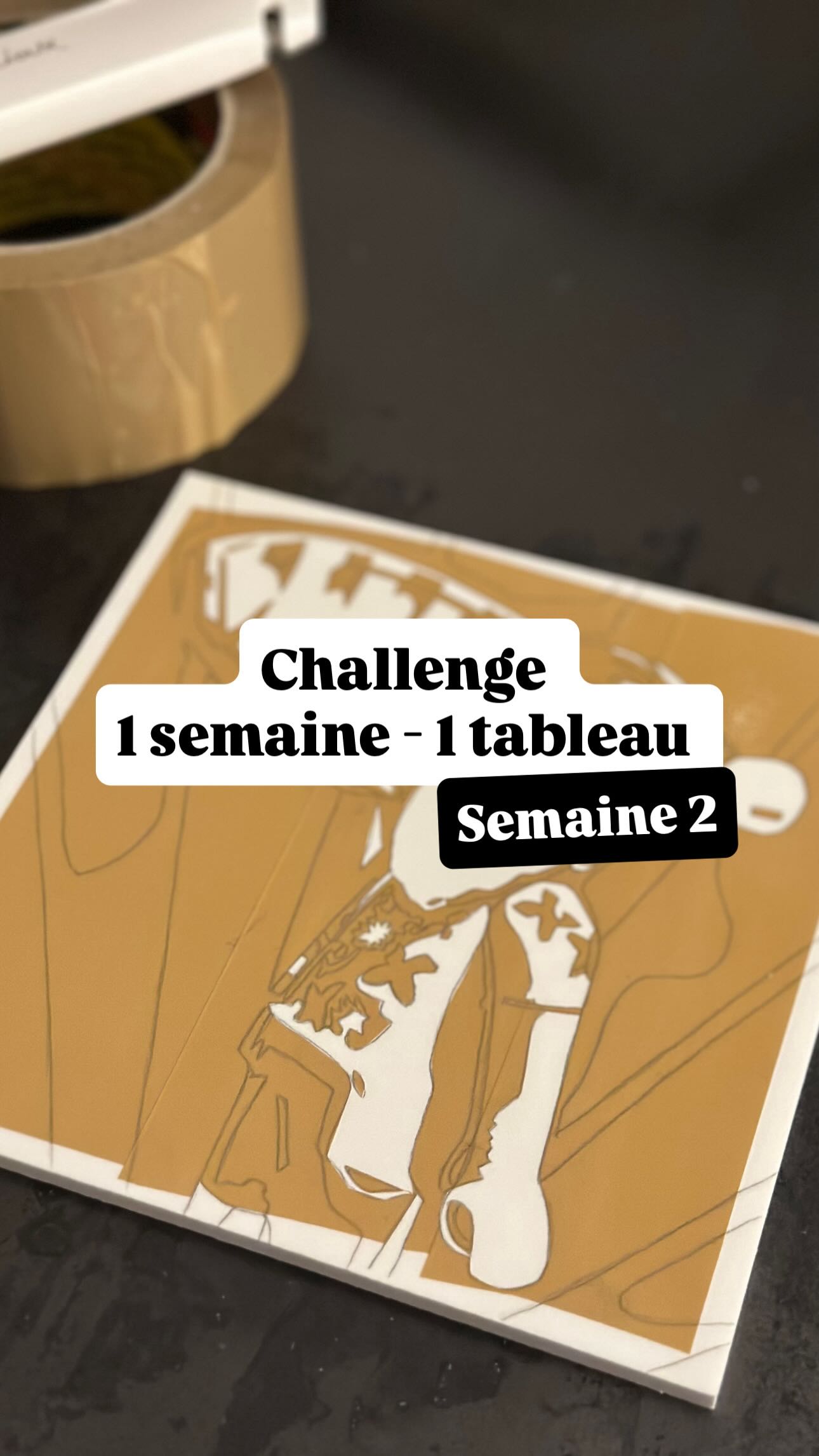Challenge « 1 semaine - 1 tableau »
SEMAINE 2 - « Père No-Wave » 🎅🏼
.
D’humeur enfantine et ludique cette semaine. 😉
.
Petite pensée pour le Père Noël qui peut, enfin, prendre des vacances. Les rumeurs racontent qu’il maîtrise davantage le traîneau que le surf 🏄🏽
.
A la semaine prochaine !
.
#artcontemporain #tapeart #1semaine1oeuvre #challenge #paulinefillioux
.
Musique @fredrenaudin