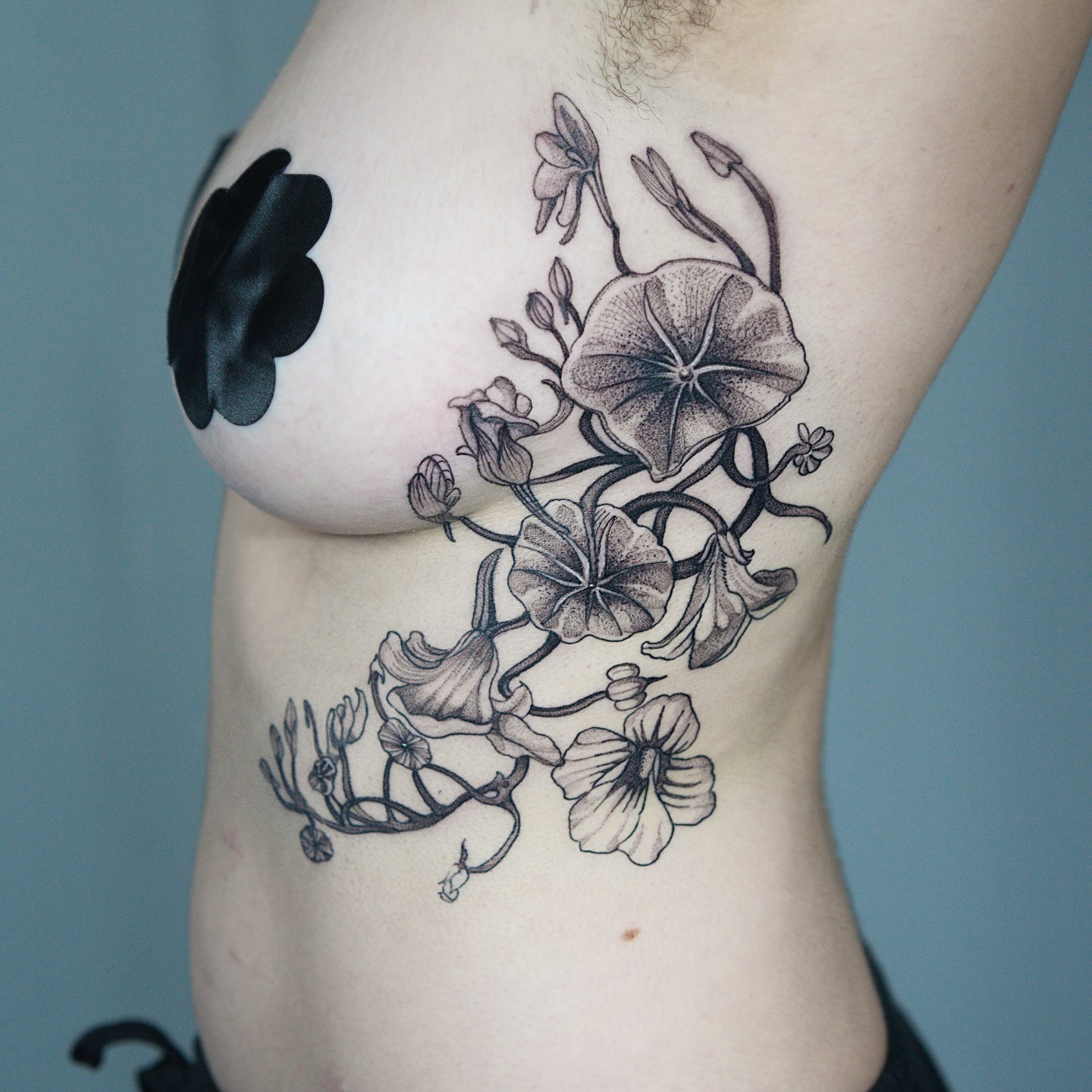 Side one of this dark botanical piece: nasturtium and blackberry in bloom, decay, and rebirth π€ π±
β’
Blackberry in the other post !
++++++
++++++
β’
#darkbotanicaltattoo #darkbotanical #botanicaltattoo #floraltattoo#bayareaplants