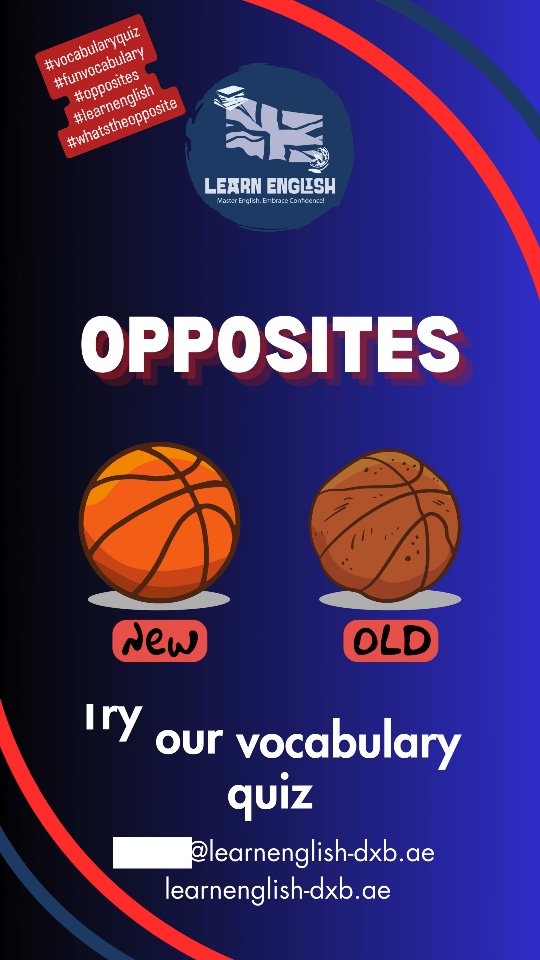 Try today's #vocabularyquiz on #opposites Do you know the opposite of these words? #learnenglish #funvocabulary #whatsthedifference