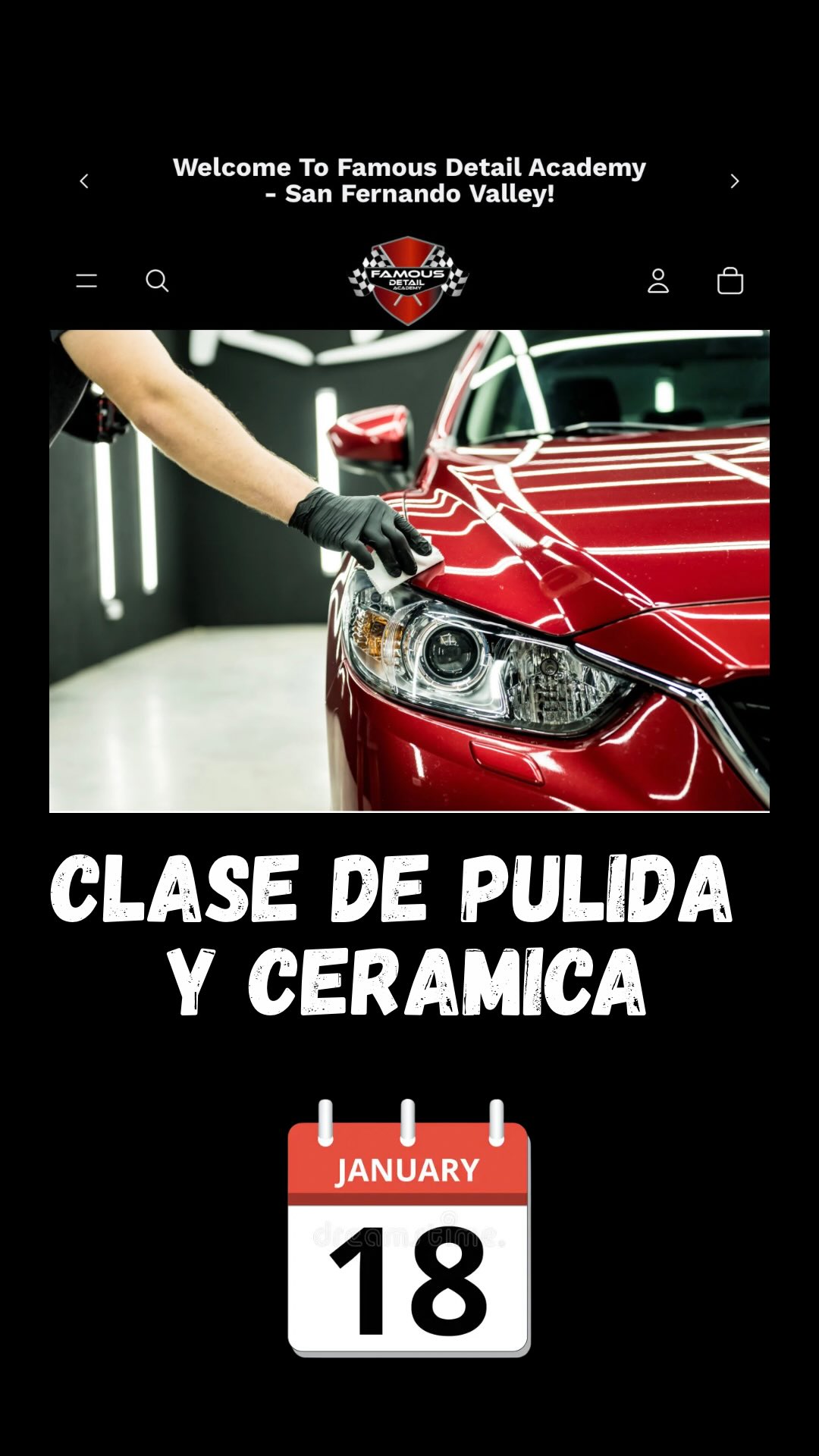 Atención a toda mi gente trabajadora de Los Ángeles y el Valle de San Fernando! 📢
📍 DÓNDE: Famous Auto Detail Supplies
7503 Topanga Canyon Blvd, Canoga Park, CA 91303
CUÁNDO: Este Domingo, 18 de Enero | 9:00 AM - 3:00 PM
👇
Si siempre has querido aprender a pulir y aplicar cerámica, pero el idioma te ha detenido, esta es TU oportunidad.
Hola amigos, aquí Cal de Blacklisted Autodetailing.
Yo sé que muchos de ustedes son unos maestros para lavar carros y dejar esa cera brillando. Pero también sé que muchos quieren dar el siguiente paso: quieren aprender a quitar rayones y aplicar recubrimientos cerámicos, pero a veces las clases son solo en inglés y uno se queda con dudas.
Este domingo, vamos a cambiar eso.
Voy a estar ayudando a impartir una “Clase de Pulida y Cerámica”... ¡y lo vamos a hacer en español!
Queremos que aprendas bien, con confianza, y sin miedo a preguntar.
Lo mejor de todo:
La clase cuesta $100, pero ese dinero se te regresa completo en crédito de la tienda. O sea, la clase te sale “gratis” porque te llevas el producto que necesitas para empezar a ganar más dinero en tu negocio.
No se trata solo de aprender, se trata de crecer juntos y apoyarnos como comunidad. Aquí todos venimos a echarle ganas. 💪
¿Cómo te inscribes?
1. Ve al Instagram de @famous_detail_academy y usa el enlace en su perfil para registrarte.
2. O vente directo el domingo y pagas aquí en persona.
Si tienes alguna duda, o te da pena preguntar en inglés, mándame un mensaje directo (DM). Aquí estamos para servirles y para que todos salgamos adelante.
¡Los espero el domingo, compas!
#sanfernandovalley#famousdetailacademy #famousdetailsupply