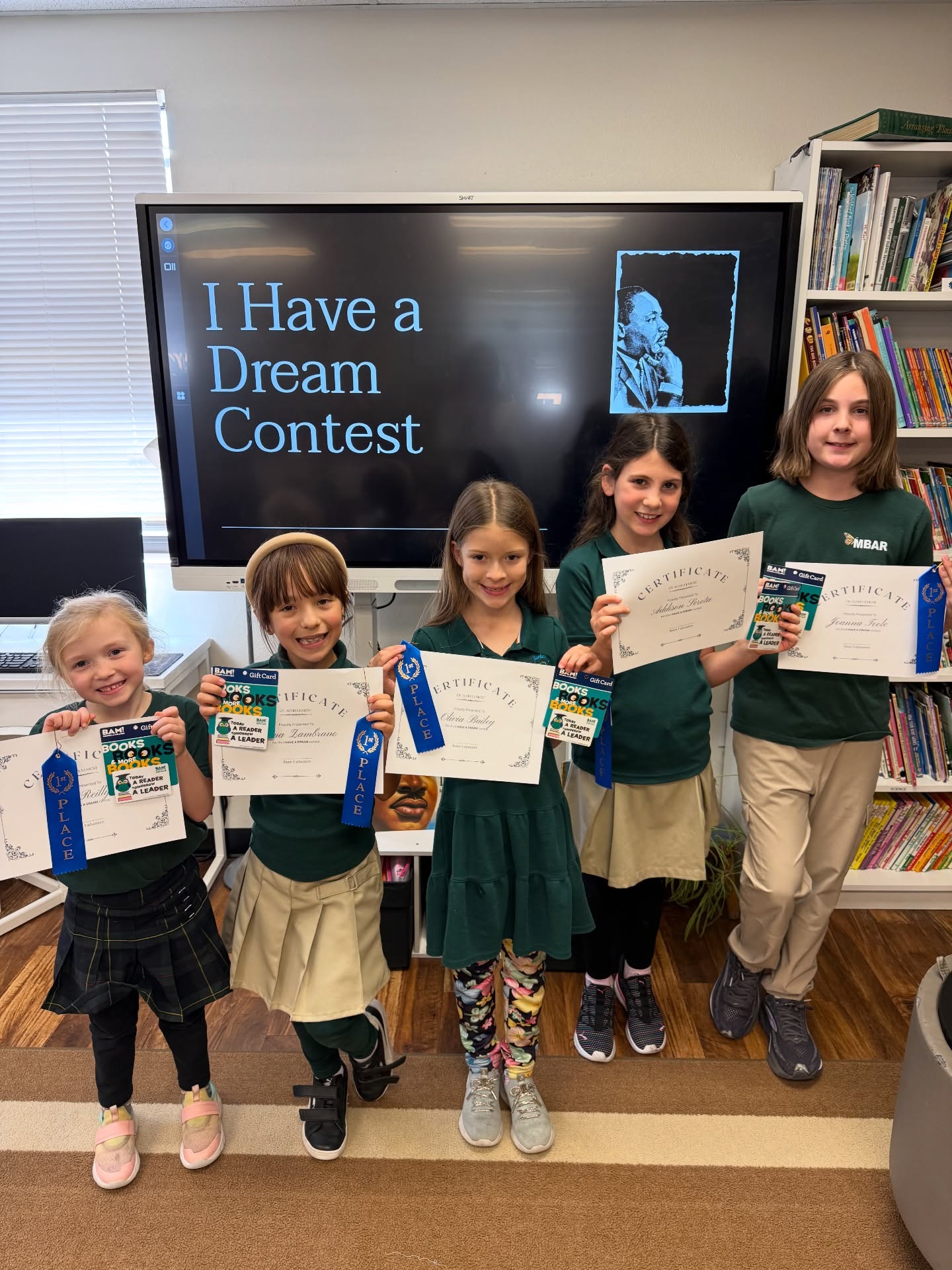 In honor of MLK Day, our students shared their dreams for humanity 💛
So proud of our “I Have a Dream” Contest Winners and the hope they inspire. #mlk #martinlutherkingjr #contest #education