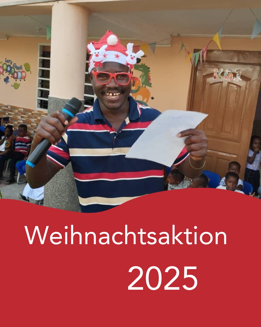 DANKE DANKE DANKE ❤️
Die Weihnachtsaktion 2025 hat einmal mehr gezeigt, was gemeinsam möglich ist. Mit über 2500 Euro habt ihr unser Spendenziel deutlich übertroffen und damit eine besondere Weihnachtsfeier ermöglicht. Dafür sind wir sehr dankbar!! 🎄😍
Einige Kinder durften sich über Kuscheltiere freuen, andere über Malhefte und Stifte. Auch das gemeinsame Weihnachtsessen am letzten Schultag vor den Weihnachtsferien war etwas Besonderes, da viele dieser Produkte im Alltag für den Schulbedarf oft zu teuer sind. Es gab z.B. ein leckeres Getränk, Kekse und Chicken, was sich viele Kinder/Familien sonst nicht leisten können. Am Ende sind alle mit einem warmen, weihnachtlichen Gefühl nach Hause gegangen.
Den Restbetrag setzen wir für Schulmaterialien in diesem Jahr ein.
Danke, dass ihr an uns gedacht habt. Jede einzelne Spende wurde sehr geschätzt!!
Wir wünschen euch einen guten Start ins neue Jahr und freuen unsere gemeinsamen Fortschritte in 2026!!
.
.
.
#christmastime🎄 #giftsforkids #ghana🇬🇭 #education #togetherwearestronger