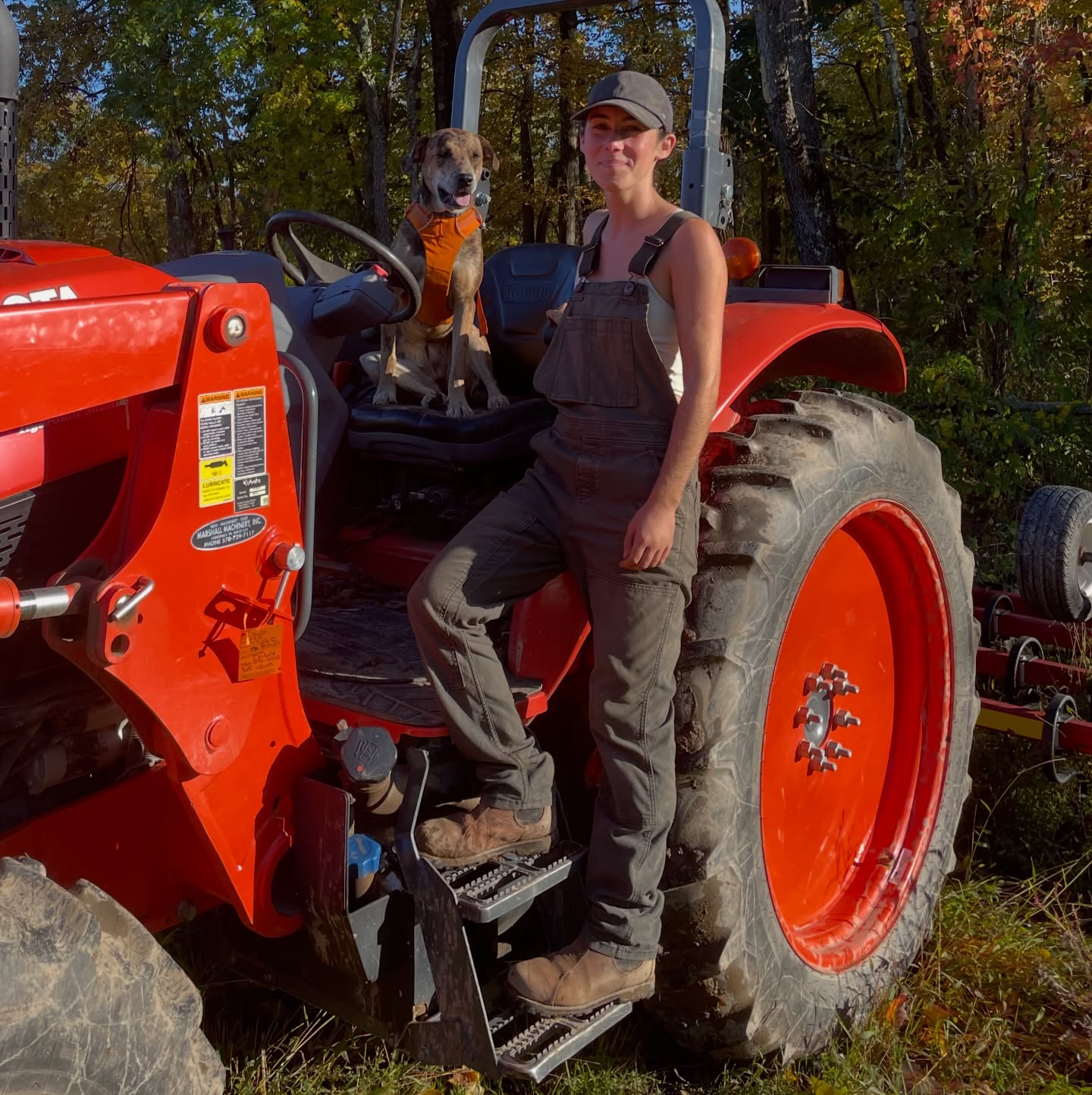 Farm Director
Ellen Conti She/Her
Ellen grew up playing in the woods and learning about nature and science. Her favorite part of work is sharing her love of learning and farming with our apprentices while leading the farm. Her educational background includes bachelors degrees in Bio-process Engineering, Renewable Energy, and Mathematics and a M.B.A in Technology Management. Ellen and her dog Amelia look forward to making new connections with the community each season. Outside of work she enjoys walking in the woods, mountain biking, spending time with friends and family, reading and cooking.