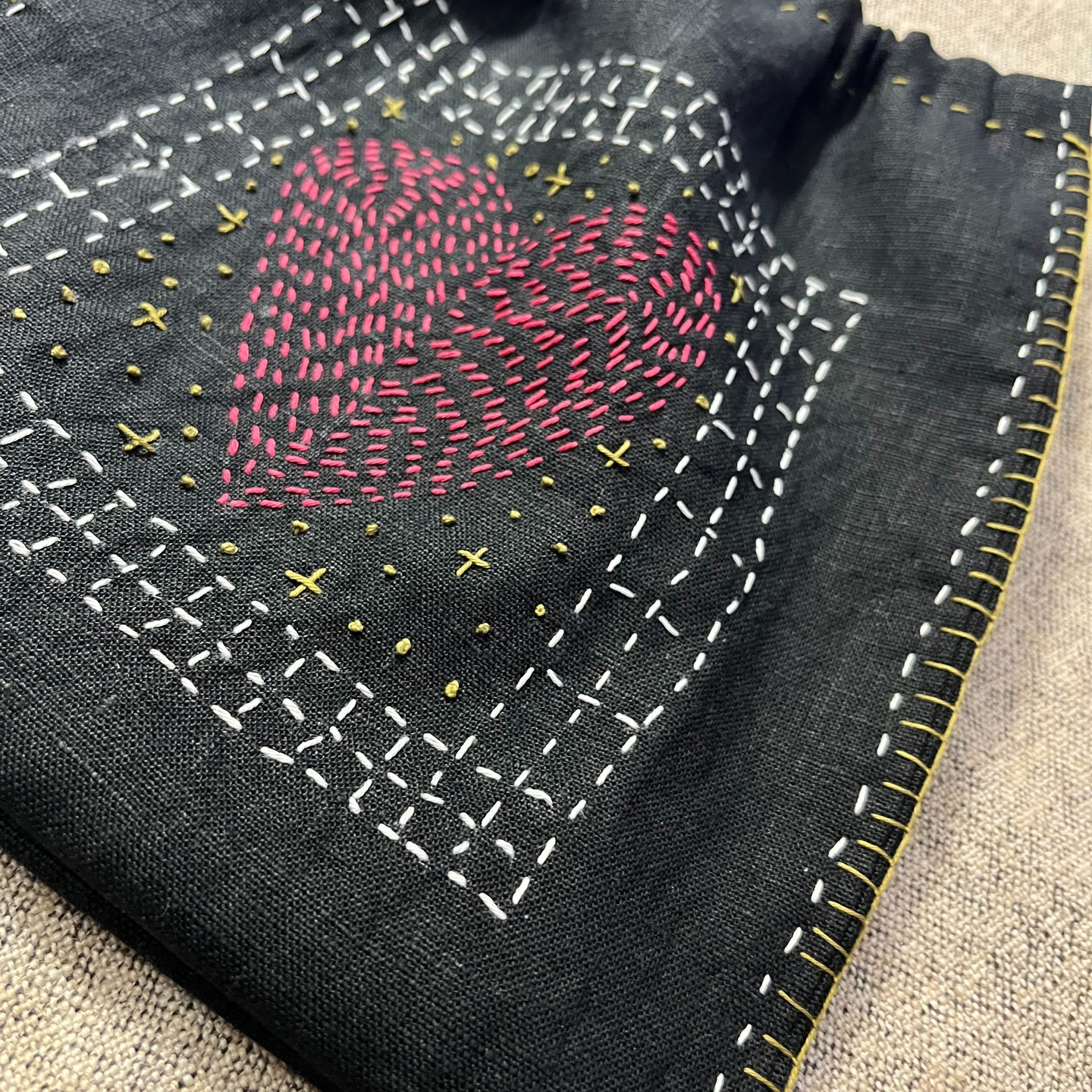 Just a few spaces remaining for this Sunday's Contemporary Sashiko workshop @sunnybankmills
There will be a choice of four of my new designs, and you will receive a full kit as shown on my website from the Peony, Magnolia, Petunia, or Loving Heart design, which is perfect for Valentines Day. The kits usually retail at £40 each on my website, and are included in the workshop price, so that's quite a bargain!
The projects are easy to do, and are suitable for all skill levels, including complete beginners.
To book your place, head to Sunny Bank Mills workshops page at their website.
If you haven't been to Sunny Bank Mills yet, it is well worth a visit. It is in the lovely village of Farsley near Leeds. There are lots of small businesses and shops, and it is home to the Sewing Bee, It has a scrap store @scrapleeds where you can pick up all sorts of textile bargains, so bring a large bag. It also has several eateries, and a brewery @amitybrewco
It's a lovely day out on a beautiful site that is just oozing with textile history. It is very easy to park there too, which is always a bonus!
#sashikoworkshop #sunnybankmills #farsley