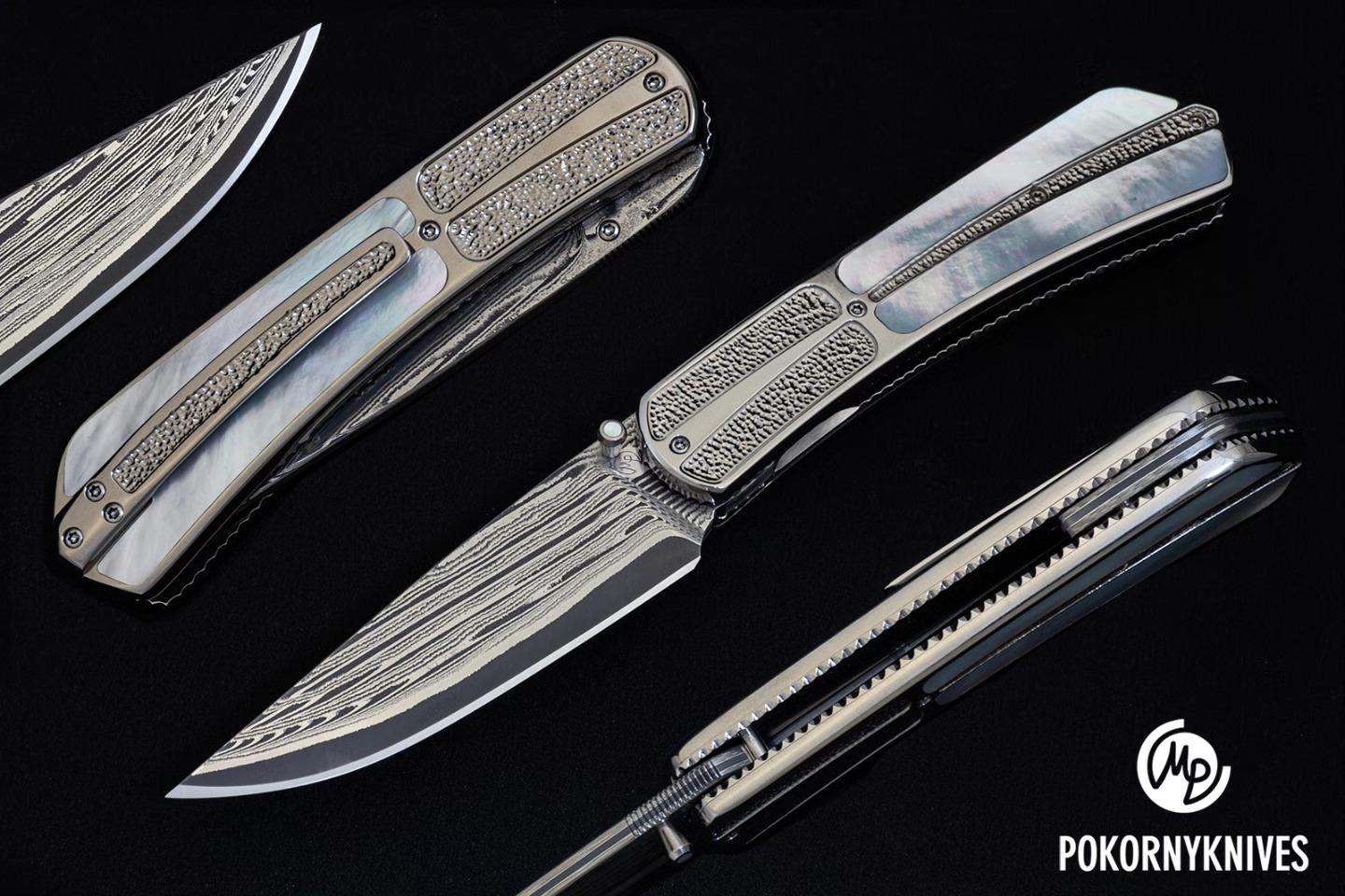 MOP inlaid Matrix
ElmaxCORE blade by @futuronforge titanium handles with stippling and filework and Mother of pearl inserts. Sold
Thanks for watching :)
#HardcoreFuturon #ffelmaxcore #oneofakind #jetopast