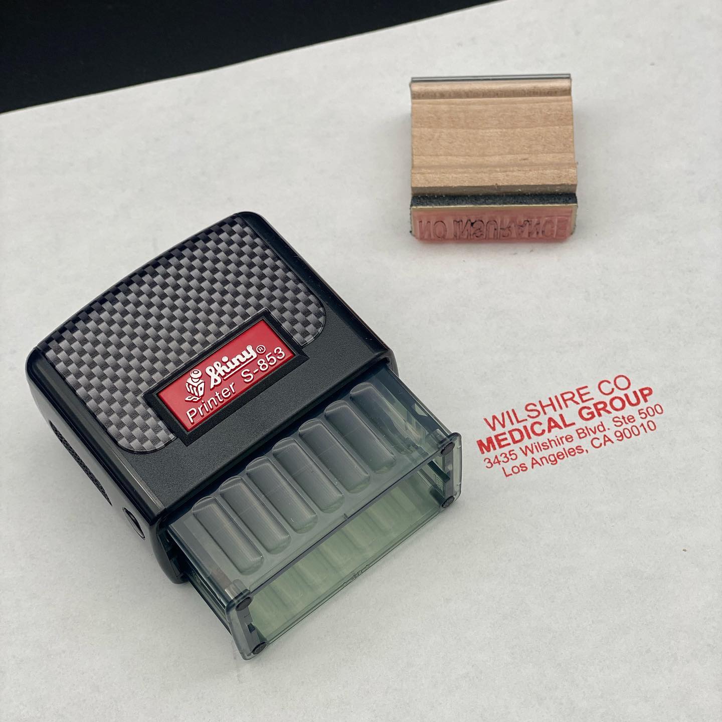 Did you know we carry stamps, too? Self-inking stamps, custom rubber stamps, embossing seals, and more available!