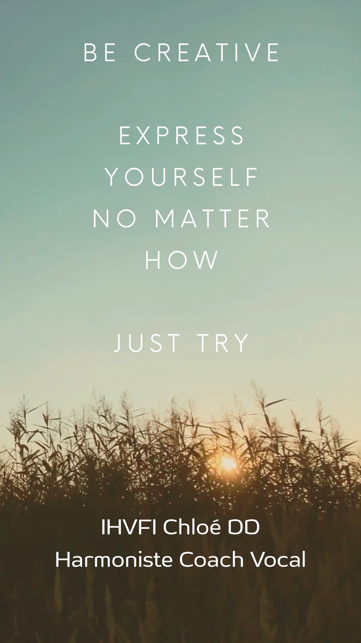 Be Creative, Express yourself, no matter how, just try.💫
🎶"I am your guide for inner exploration through music, your life harmonic, your incarnation frequencies at the service of the being. Welcoming your voice, your creative potential and unleashing your creativity."
🕉🎹🐋🎼🌸
#becreative
#ihvfichloedd
#harmoniste
#healthycreativity
#healthymusic