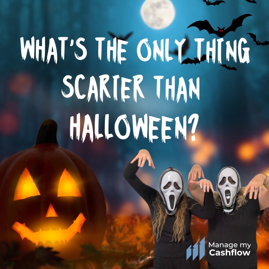 Well... I can confirm it's not Ally and I! 😆
It's a business with POOR CASHFLOW! Arghhh I am shaking in my boots just thinking about it! 🫣
👻 *Spooky finance fact:* Running a business without clear cashflow planning is like wandering into a haunted house blindfolded—terrifying and full of unwelcome surprises! But with the right customised plan for YOU, we help turn those nightmares into a well-lit path through the dark. No ghostly surprises or lurking cost goblins here! 🕸️
👹 If you're ready to take off the mask and get real about your business numbers, reach out, and let’s keep the real frights for Halloween!
I promise we won't wear these masks in our meeting.... unless requested 🤣🎃