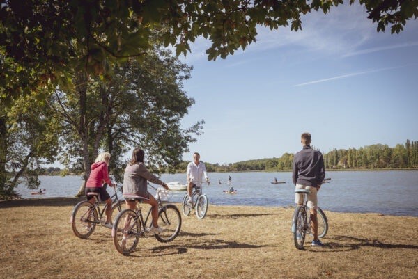 Randonnée à vélo au bord de l’étang de Baye #coeurdenievre