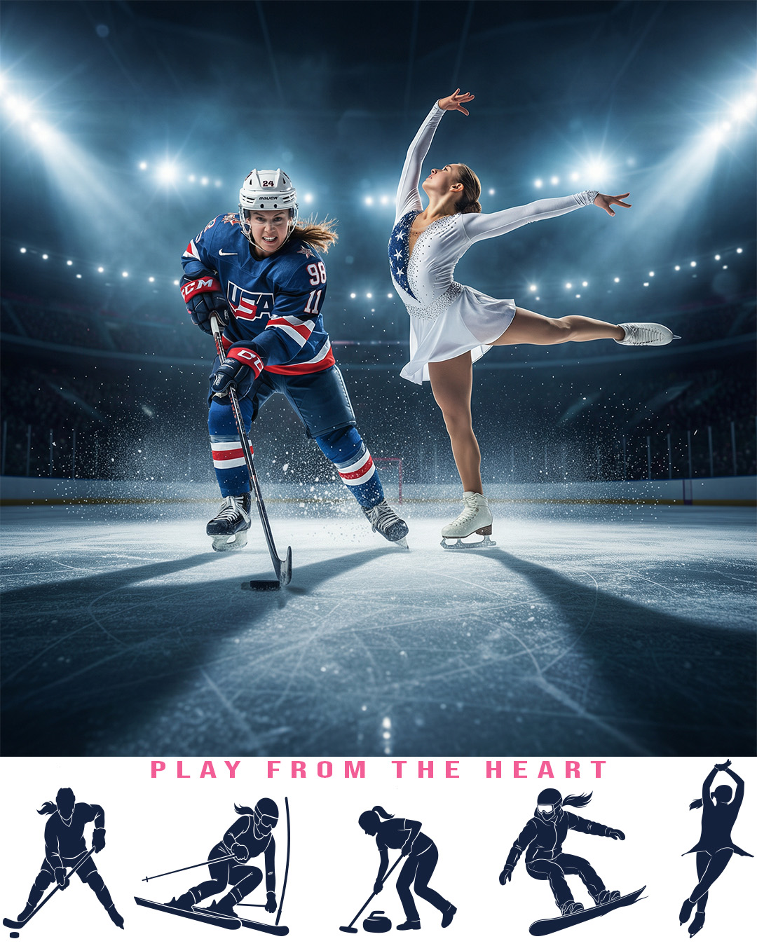 .
Before the world was watching, she was already there. ❄️
18 Days until the world turns its eyes to the winter stage. But we know the truth.
The medals aren't won in the spotlight. They’re won at 4:00 AM on a Tuesday, in the quiet grit of the rink and the cold silence of the slopes.
To the girls who are already there: we see you. We are you. Welcome to the home for every athlete who plays from the heart.
Sporting Chick: 12 Sports (so far). One Sisterhood.
#SportingChick #TheUnseenGrind #WinterGames2026 #TeamUSA #GritAndGrace