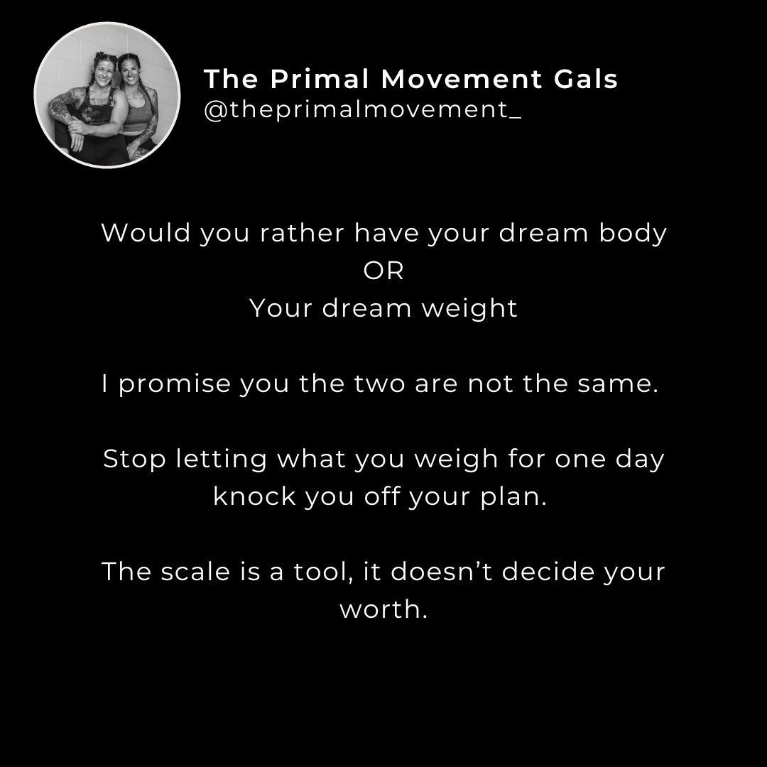 The scale should be seen as one of many tools for monitoring progress, not the sole determinant.
It doesn't define your worth but instead provides insights into your body.
Numerous elements cause the scale to fluctuate, and body fat is just a small part of that.
Factors like water retention, undigested food, inflammation, and hormonal changes play a significant role.
You don't gain or lose fat on a daily basis—not even close. So, stop being anxious about a number and stay committed to your plan.
if you can't get it out of your head then get that scale out of your house.