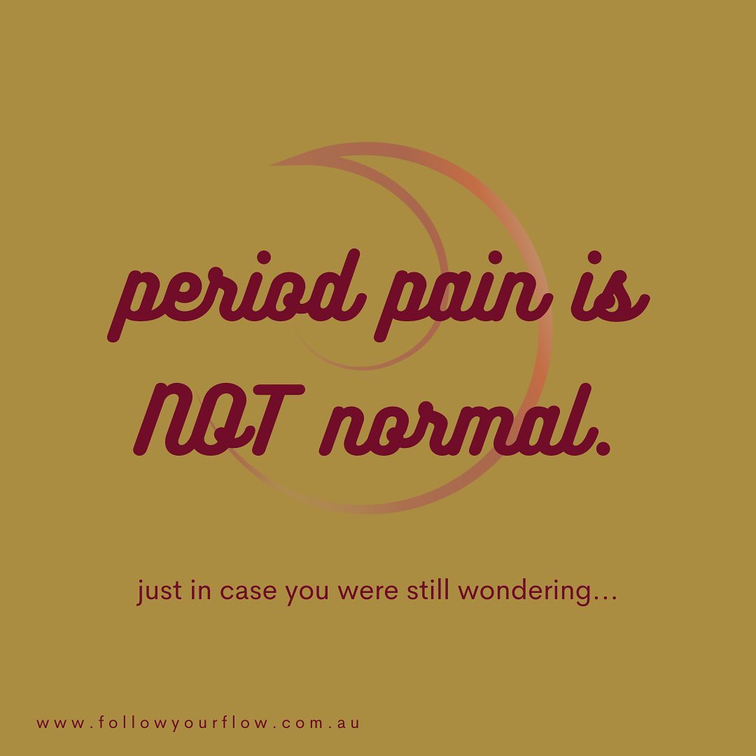 It has become so common for women to experience pain during their period that it has embedded itself into many women’s psyche and society as being ‘normal’. It is not.
If you do experience period pain, changes to your diet and lifestyle should be a simple solution most of the time. If period pain still persists then further investigation is required.
Either which way, your body is communicating something to you. Our job is to listen and respond. Just accepting that ‘that’s just the way it is’ - is a great way to avoid making necessary changes and being a responsible and empowered contributor to your health.
Do not ignore severe pain that interferes in your daily life. Find a trusted health professional that can support with the necessary investigations so that you can then address the issue.
For example, conditions such as endometriosis can take 10-12 years to be diagnosed. Largely because women think it’s normal - and/or they can be dismissed. Check out episode 19 of the FYF podcast for more on this… 🎧 🎙
Know your body, seek support and be empowered 💪🏽 ♥️
WEBINAR EVENT THIS WEEKEND!
PMS, period pain and how to be cycle wise.
Saturday 28th May @ 3pm
Register on website under ‘upcoming events’ 👍🏼😊
**Cant make the live event? No problem, simply register and you will receive the recording**
#periodpain #periodproblems #period #endometriosis #followyourflow #cyclewise #hormonalhealth #hormonalbalance #hormonal