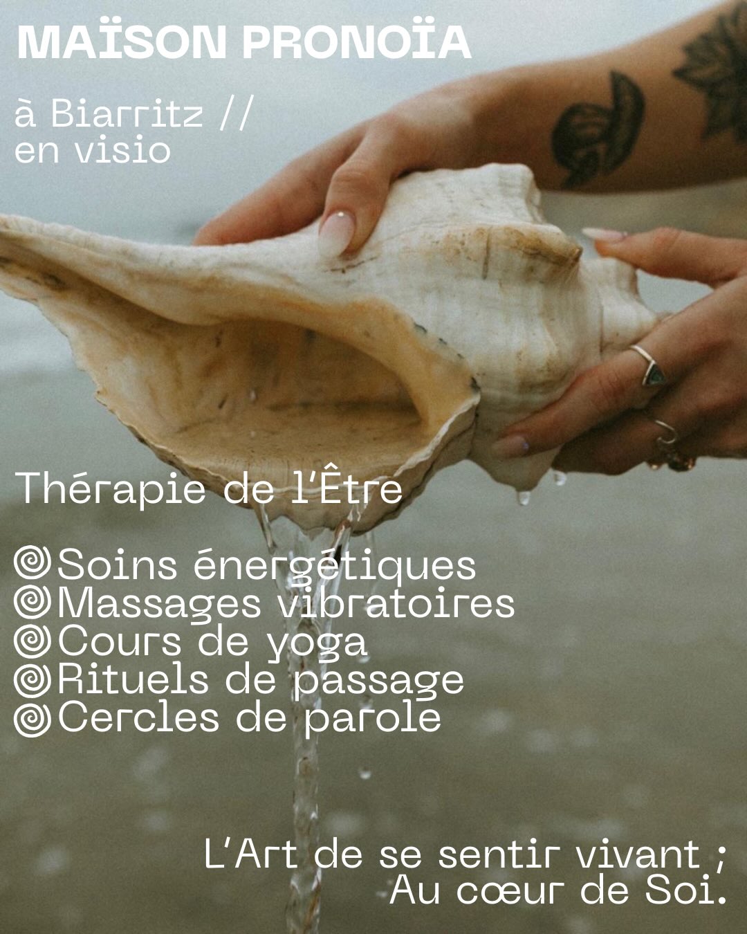 ꩜ Être accueilli pleinement dans ce que tu traverses
꩜ Être reçu comme tu le mérites ; dans ton entièreté
꩜ Être écouté avec attention
꩜ Être accompagné dans ta douleur
꩜ Être transcendé par quelque chose de plus grand
꩜ Être soutenu et cajolé avec douceur
꩜ Être guidé pour la suite
꩜ Être capable de (re)faire confiance
Voilà le programme à la Maïson Pronoïa 🤍
~ À Biarritz
~ À domicile
~ En visio
>>Prise de rdv dans ma bio ou en mp
*Commente « maison » si tu souhaites en savoir +*
Avec Amour et Dévotion 🤍
Rebecca
#energeticienne #énergétiquebiarritz #biarritz #therapeuteholistique #therapiebiarritz
