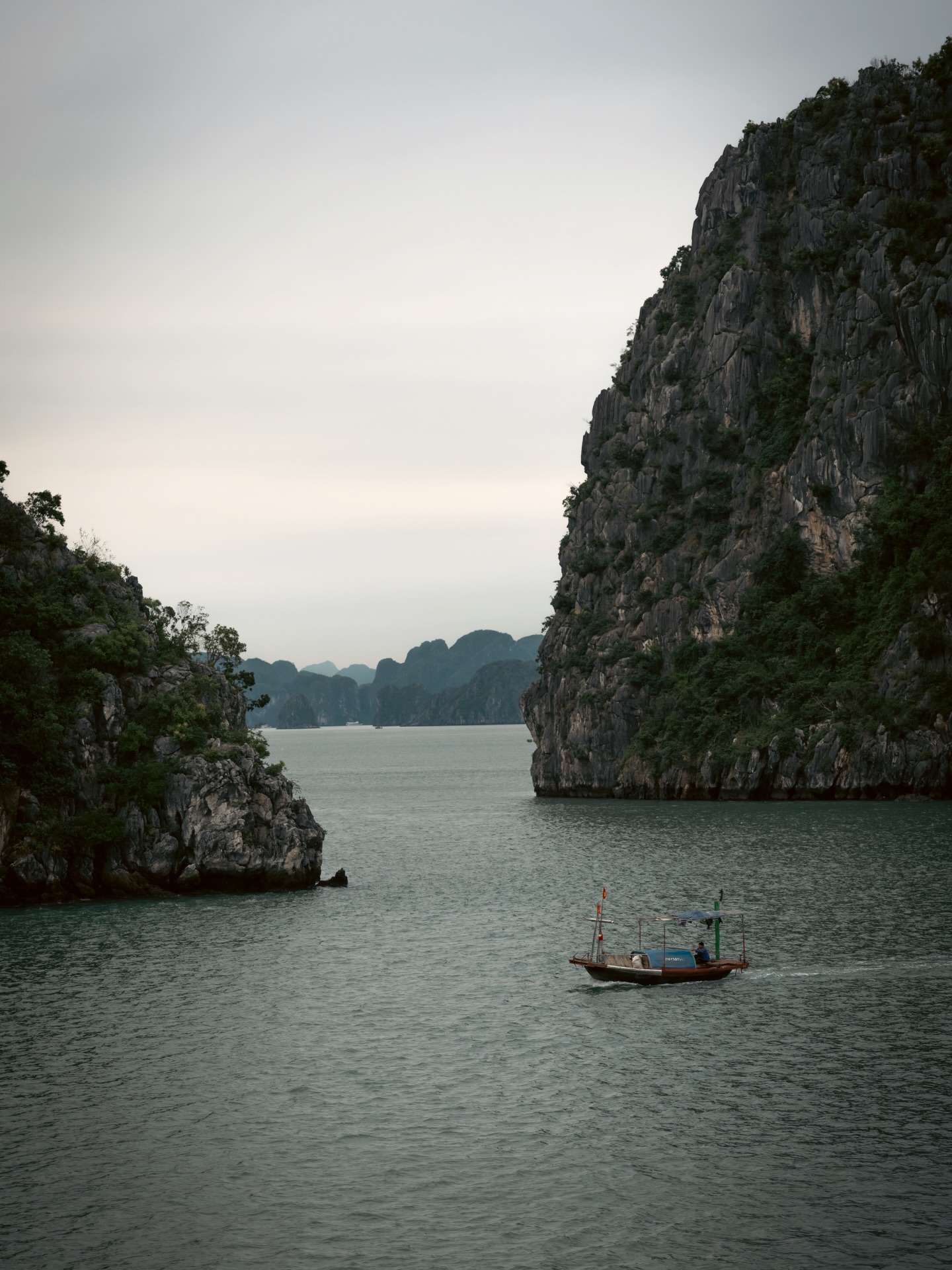 Cruising on Bai Tu Long Bay 🚢
Bai Tu Long Bay is the lesser known area of Ha Long Bay: same scenery, less crowds. We spent 3 days onboard our cruise and for most of the time we felt like we had the bay all for ourselves. Disconnecting for a few days, immersing ourselves in nature surrounded by nothing but water and those imposing karsts, learning about the fishing villages that call the bay home… it was wonderful.
Many people wonder if a stop in Ha Long bay is worth it: in my view, absolutely - but skip the crowded areas and go to Bai Tu Long or Lan Ha instead 🙌
#vietnam #halongbay #baitulongbay #photography trave