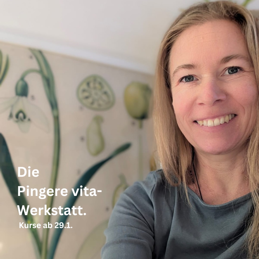 Die Pingere vita Werkstatt...
ist eine Fusion aus Mentoring und botanischem Malen.
Ein guter Ort, um zu deiner wahren Natur zu finden.
Ab 29.1. geht es los mit den neuen Kursen der Pingere vita Werkstatt.
Du möchtest botanisch Malen lernen? Über das Malen einen neuen Zugang bekommen, wie du mit Herausforderungen umgehst?
Ja, dann tauche in die Welt des botanischen Malens nach Alexander von Humboldt ein. Jetzt auch für Mamis mit Kind! (ab 6 Jahre)
🎨Quality-Time für dich und dein Kind Ganz ohne Handy, Tablet und co.
🎨Neuen Herausforderungen begegnen und diese meistern.
🎨Botanisch Malen lernen nach einer Methode, die deine emotionale, geistige und wesentliche Intelligenz schult.
Basis- Online Kurs
ab 29.1. ,donnerstags
14-15:30 Uhr
Online, 8 Termine
1. Termin = kostenlos schnuppern
Für Anfänger und Fortgeschrittene.
Dein Platz, wenn du gern miteinander praktizierst und das generationsübergreifende Arbeiten für dich eine Rolle spielt.
Willst du tiefer eintauchen? Dann checke zusätzlich bei den Technik-Kursen ein!
Mehr Infos: www.alba.or.at
oder direkt bei mir: 0043 69981147742
Anita.kurzbauer@gmail.com