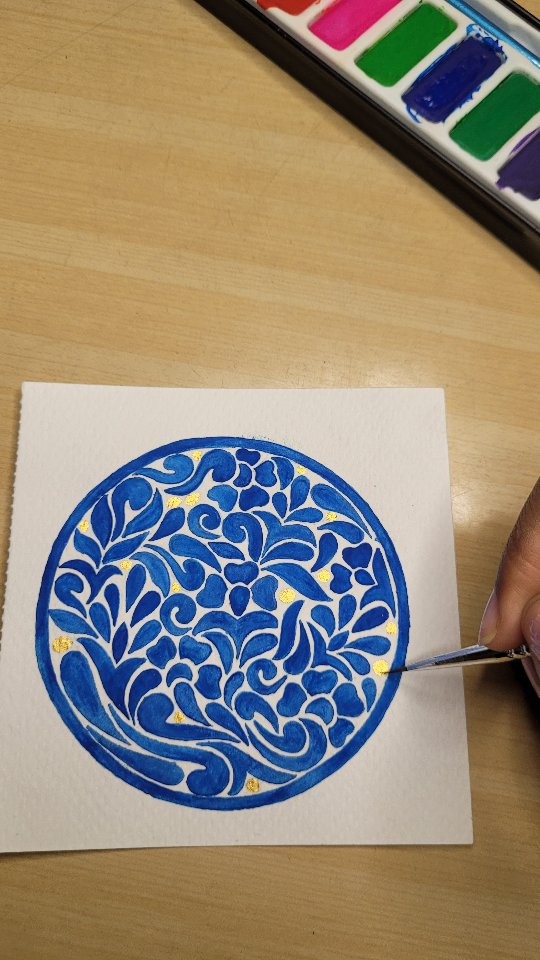 Behind the scenes of Blue Lattice collection 🩵💙
#textiledesign #motifs #pattern #blue #surfacepatterndesign