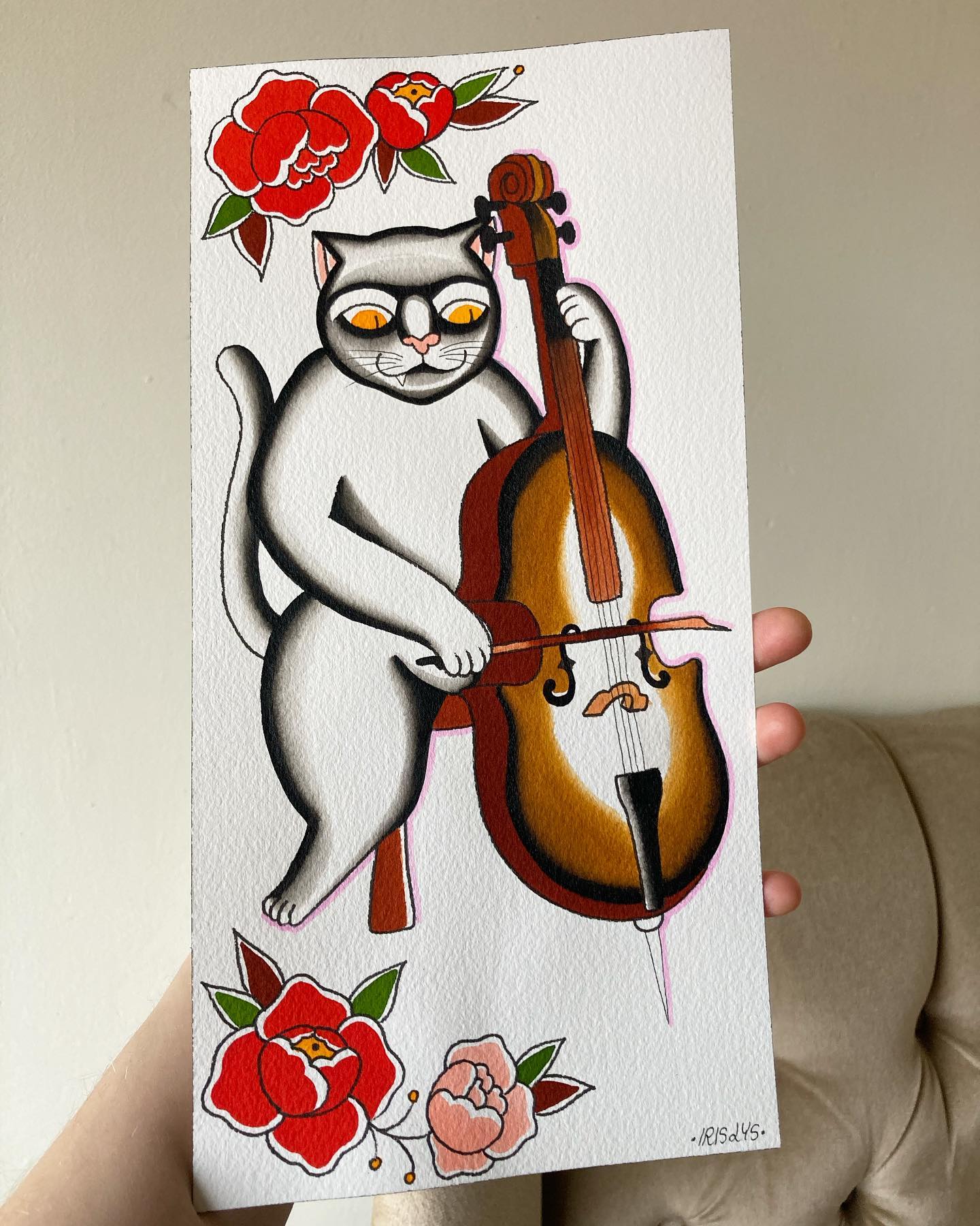 Christmas present from my student of many talents @iris_lys ๐ป๐ป