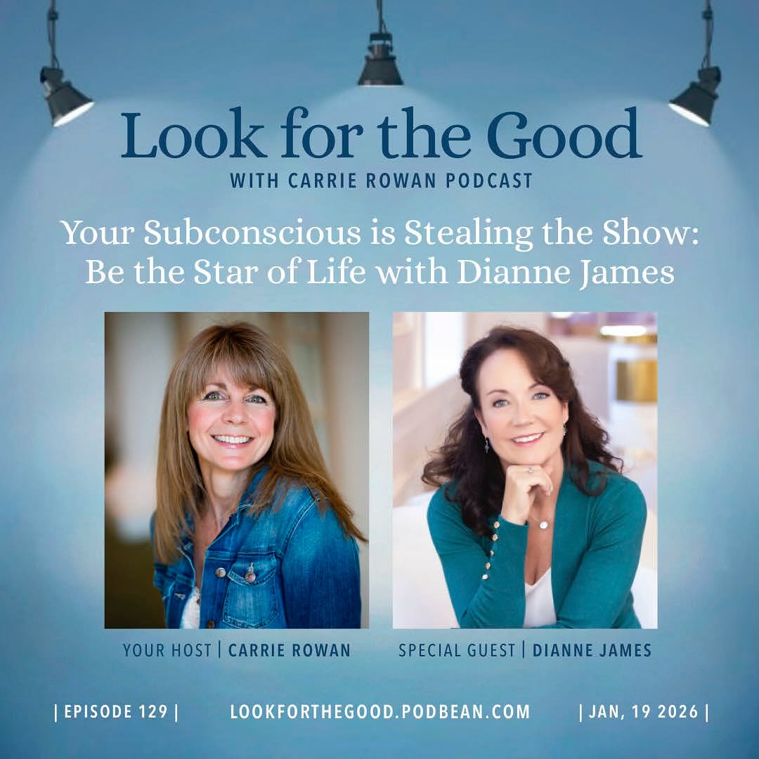 OMG - I had the wonderful opportunity to join Carrie Rowan on her podcast, Look for the Good. We talk all about how your subconscious is stealing the show in your life. The show streams live again at 5 PM ET. Check out the link here: https://dreamvisions7radio.com/look-for-the-good/