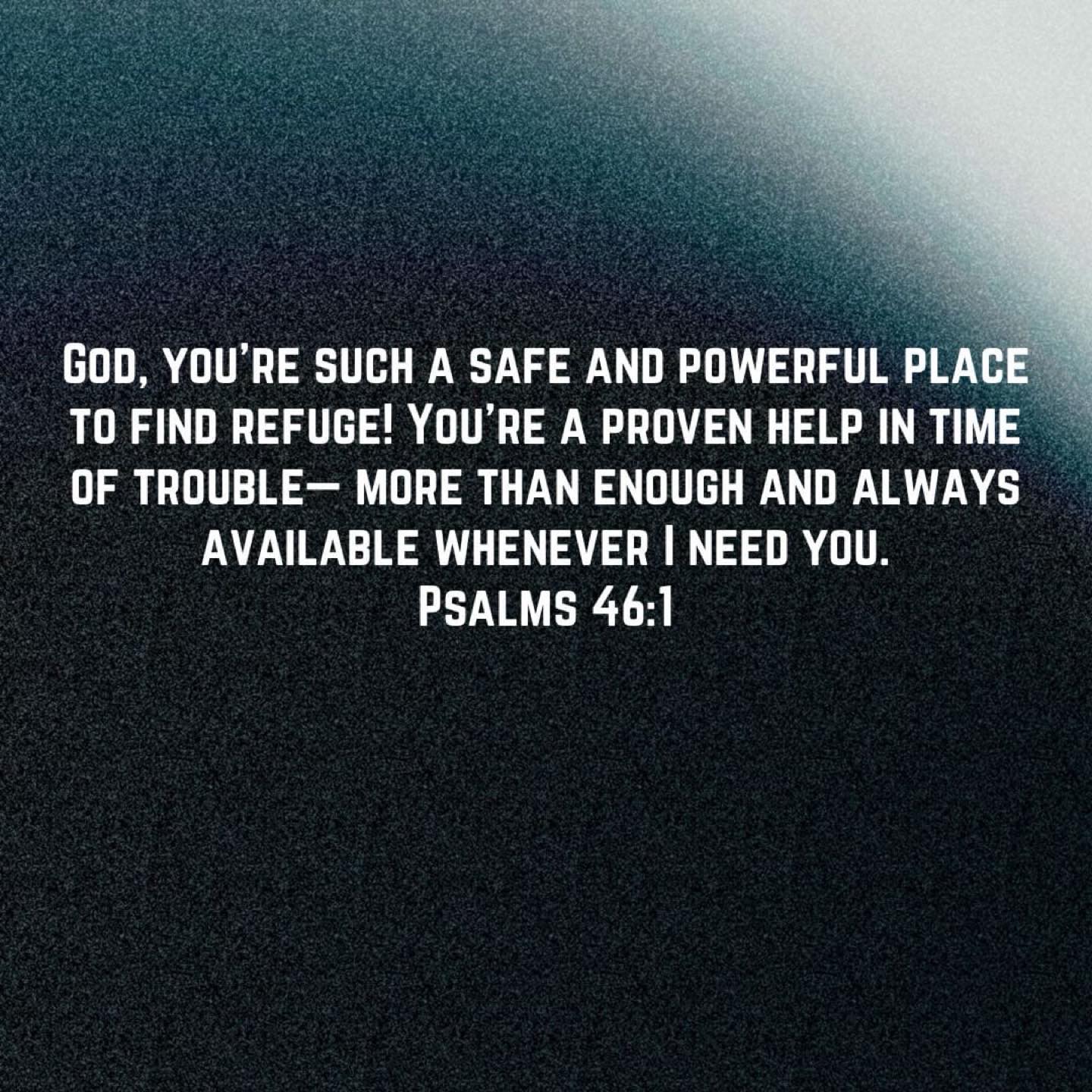 God is your place of refuge, today… a very present help at times of need.
www.waymakerchurchuk.com
#waymaker #startyourdayright #jesusislord