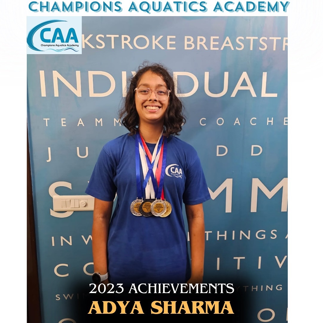 â˘Senior National Polo And Diving Championship 2023 : participation
â˘Haryana State Championship : 1 Bronze
â˘SGFI DISTRICT 1 Gold ,1 Silver & 1 Bronze
â˘Gurgaon District Championship:
1 Gold , 2 Silver & 1 Bronze
â˘Pathways Interschool: 3 Golds
â˘Kunskapsskolan Interschool: 1 Bronze .
#championsaquaticsacademy