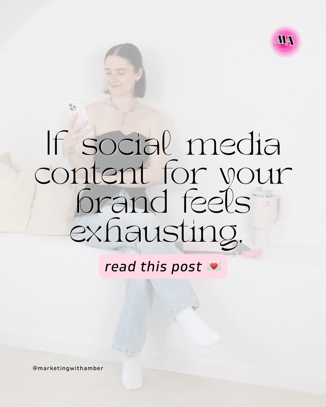 If you’re posting regularly, showing up, trying to do all the “right” things, but creating content for still feels overwhelming af… this is for you 💌
Most of the time, the issue isn’t your motivation or effort!
It’s that content without structure will always feel messy, draining, and inconsistent.
The brands that grow calmly aren’t creating MORE content…
They’re creating content with intention, clarity, and the right support behind it ✨
That’s exactly what I help my clients build through strategic content shoots and ongoing social media marketing support, so their marketing feels aligned, confident, and sustainable instead of rushed or reactive.
If you’ve been thinking, “I can’t keep doing it like this”, that’s usually your cue to reach out!!
DM me to start your journey 💌
#contentmarketing #wellnessfounder #socialmediamarketing