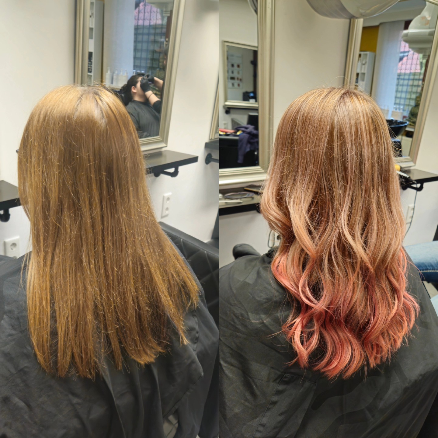 Hier ein Vorher 🩷 Nachher von Lisa
Das Foto ist vor ihrem Urlaub entstanden ❤️.
#newcolor #veränderung #vorhernachher #newshahaircare #newshacolor #curlys #spaßbeiderarbeit