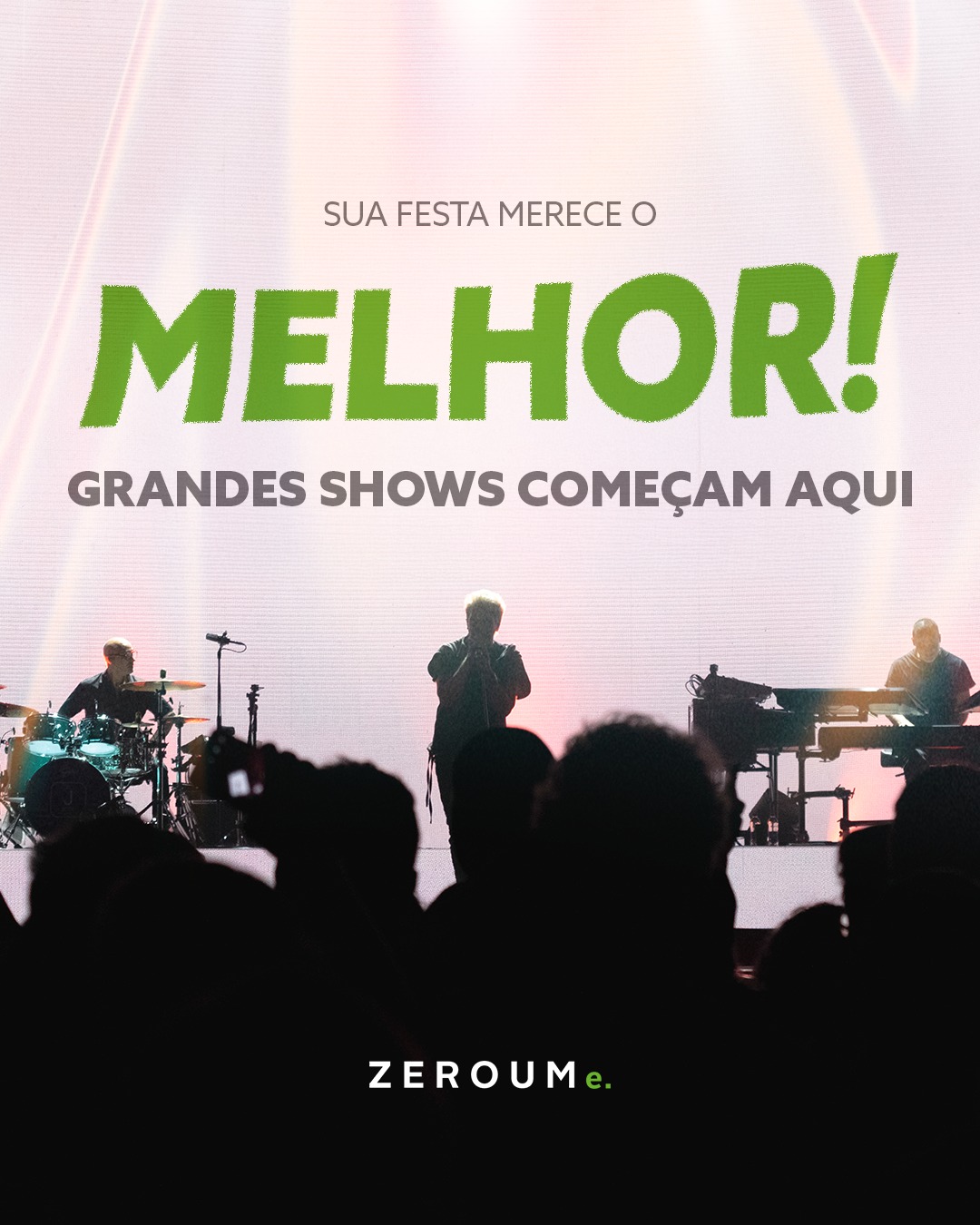 Grandes shows começam aqui!
A ZEROUMe. conecta você aos maiores artistas do Brasil, com agilidade, segurança e o suporte que o seu evento precisa (e merece), do planejamento ao palco.
Dê um show de festa. Conte com a ZEROUMe.!
contato@01e.com.br
#01e #zeroume #agenciamentodeshows #vendadeshows #eventos #shows #festas #celebracoes #comemoracoes