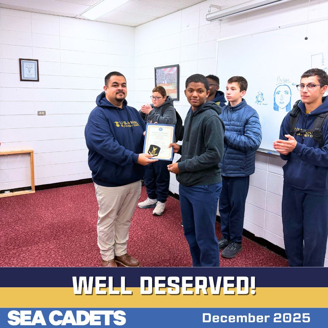 🎉⚓ **Congratulations, PO3 Sapp!** ⚓🎉
Bravo Zulu to **PO3 Sapp** on your well-earned **promotion**! 👏 Your hard work, dedication, and commitment to leadership continue to set a great example for your shipmates.
We’re proud of you—keep up the outstanding work! 💪⚓
#SeaCadets #Promotion #BravoZulu #PO3 #CadetLeadership #ProudCadets