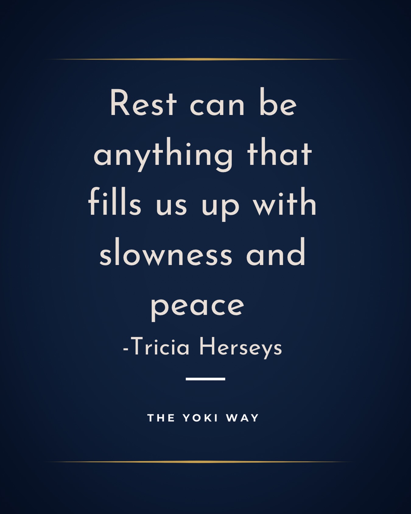 Rest can be anything that fills us up with slowness and peace. Tricia Hersey is the founder of The Nap Ministry speaks powerfully about rest as a political and collective act, rooted in the lived experiences of Black and Brown bodies who have been historically denied rest through systems of capitalism, white supremacy, and grind culture. She frames rest not as self improvement or indulgence, but as resistance, repair, and refusal. Her book Rest Is Resistance is next on my reading list and I cannot wait to read it
#restisresistance #theyokiway #joy