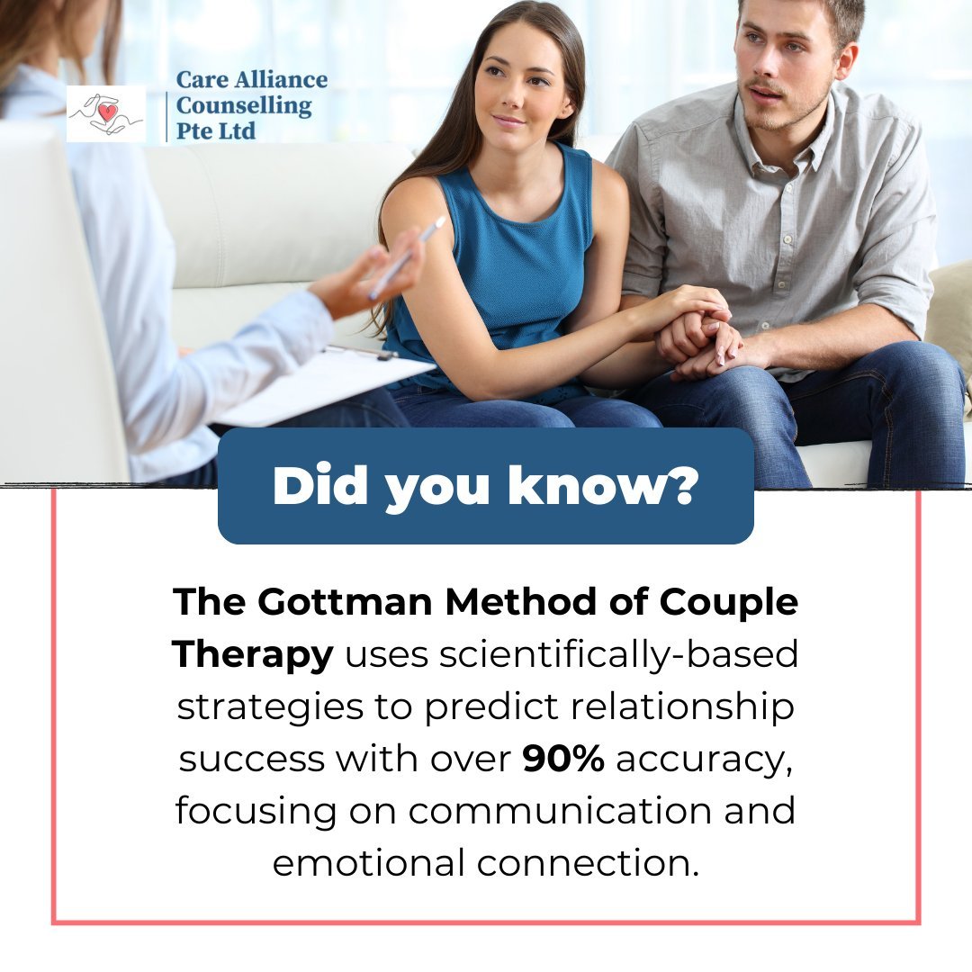 The Gottman Method of Couple Therapy uses scientifically proven strategies with over 90% accuracy in predicting relationship success, focusing on improving communication and deepening emotional connections.
#RelationshipGoals #CouplesTherapy #GottmanMethod #HealthyRelationships #EmotionalConnection