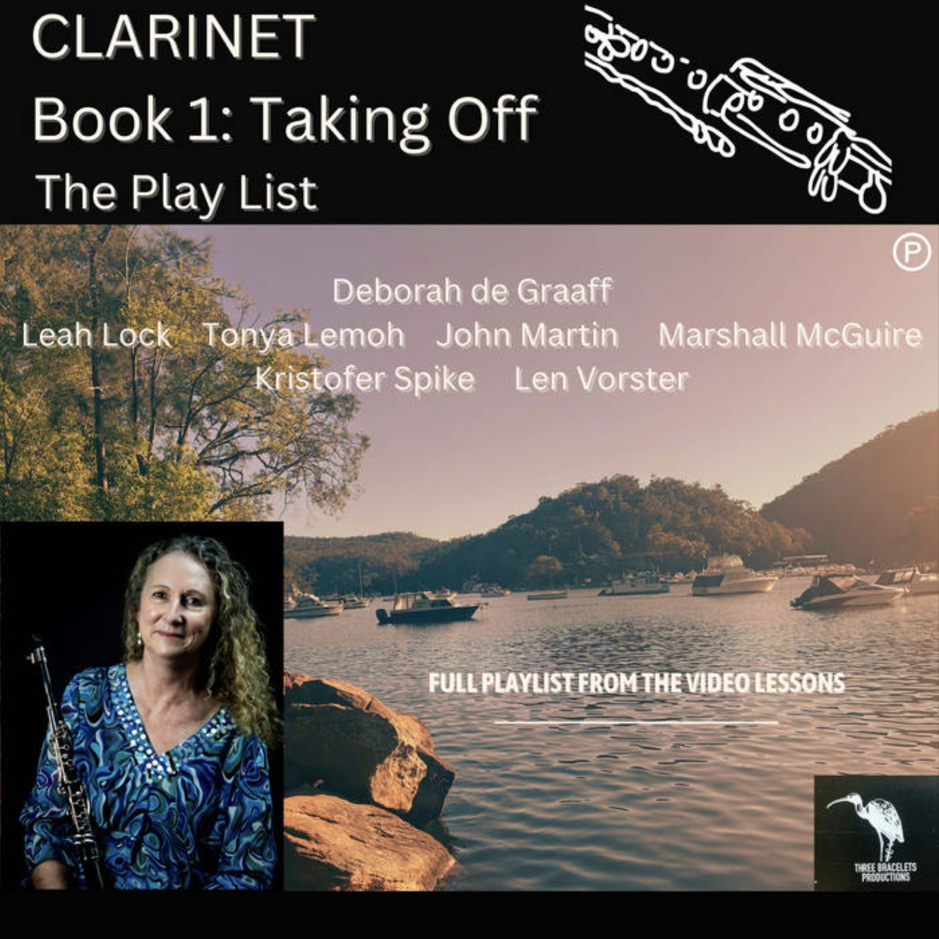 Published a new CD
for CLARINET Book 1 - THE PLAY LIST from the video YouTube lessons
Thanks so much to all my beautiful friends on the album, composers and performers. We are playing several never-before-heard tracks from live performance and studio cuts.
Music is for sharing and changing the world ... making us all feel just that little bit better - but I know, that you all know that already.
https://deborahdegraaff.bandcamp.com/album/clarinet-book-1-taking-off-the-play-list