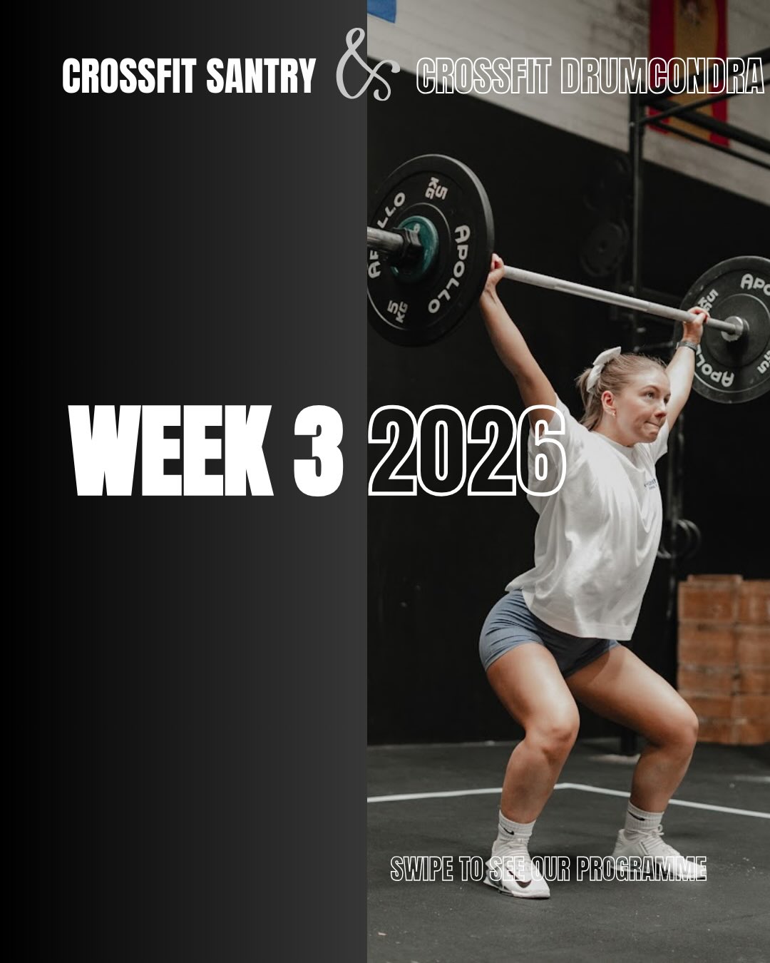 🗓️ WEEK THREE- 2026 🗓️
It’s starting to feel an awful lot like the Open is coming 💪
Tough Days ✅
Skill Days ✅
Endurance Days ✅
Like the look of our programming? 👀
There’s nothing average about what we do here -
Strength days. Team workouts. Fitness racing.
Real training for real people — coached properly, scaled intelligently, and built to make you better week after week.
This is what training with the Tribe looks like.
No guesswork. No fluff. Just quality programming and a class atmosphere that keeps you coming back.
💥 Free trial available
Come experience it for yourself.
📍 CrossFit Santry
Unit 9C, Santry Hall Industrial Estate, D09 X63C
📍 CrossFit Drumcondra
3A St George’s Avenue, Drumcondra, D03 RH36
Click the link in our bio to book your free trial and come train with us. 👊
#TrainWithTheTribe #TheCoachingGym #CrossFit