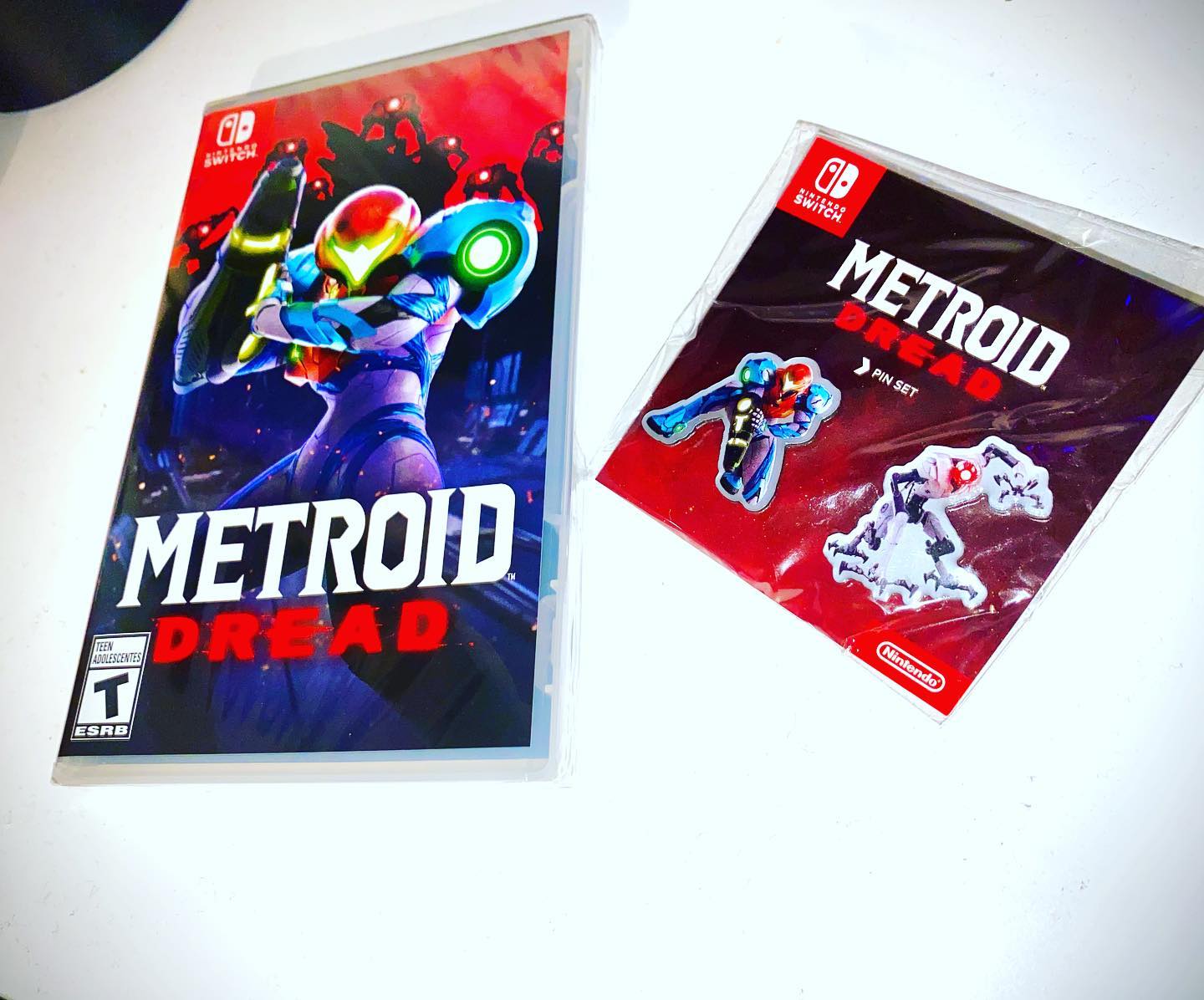 Been waiting for a long time for this 😁 #metroiddread #metroid #nintendo #nintendoswitch #videogames #videogame #videogamecollector #geek #geeky #geekygirl #fun