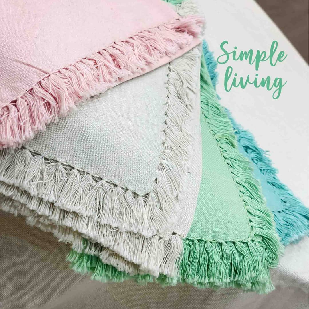 Simple living
The Scandinavian ideas of hygge living or the fika lifestyle are about moments of thankfulness, something to remind you that life is a beautiful thing.
It is about the life concepts of coziness, balance, and just being happy right where you are.
Thinking of how to add that perfect touch of colour, texture and fun to your home without much clutter?
These simple, stylish and super elegant designs from Aauraa's #organic range is the right fit.
#lacesandtassels #tasselup #hygge #hyggehome #hyggelife #hyggelifestyle #hyggedecor #hyggeliving #hyggelig #simpleliving #livesimply #gogreen #natureprint #organic #organiccollection #organicfabric #green #environmentfriendly #ecofriendly #sustainable #sustainablefashion #sustainability #sustainableliving #coloursofnature