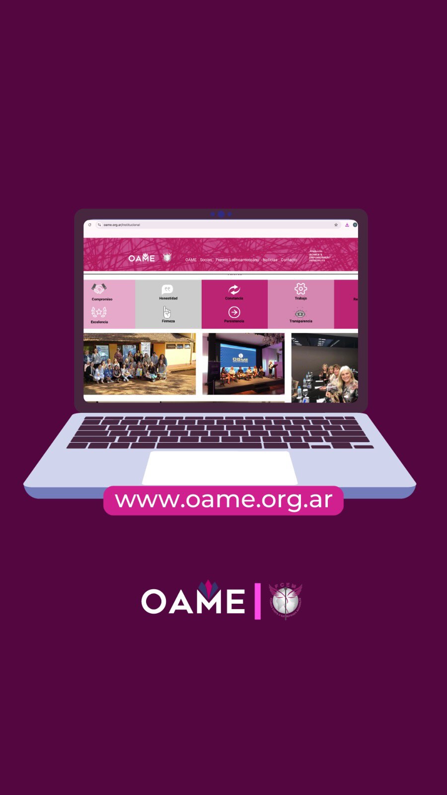 ✨ Sumate a una red que potencia a las mujeres empresarias.
Conocé OAME y todo lo que hacemos.
🌐 Ingresá a nuestra web
https://www.oame.org.ar/
Solas Invisibles. Juntas Invencibles.
#SomosOAME
#MujeresEmpresarias