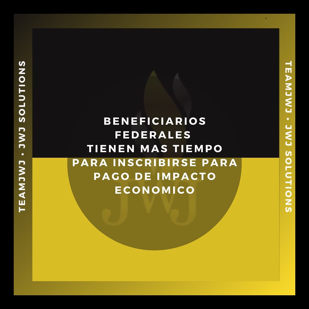 Los beneficiarios federales que recibieron su pago de impacto económico pero no se inscribieron para recibir el pago suplemental de $500 por niño elegible aún pueden inscribirse para este pago adicional a traves de la herramienta Non-Filers: Enter Info Here antes de las 3 p.m. hora del este del 21 de noviembre de 2020.
Las personas elegibles para proporcionar esta información incluyen personas con hijos calificados que reciben beneficios de jubilación del Seguro Social, de sobreviviente o discapacidad del Seguro Social, Ingreso de Seguro Suplemental (SSI), de Jubilación Ferroviaria o de Veteranos que no presentaron una declaración de impuestos de 2018 o 2019.
Cualquier persona que califique para un pago de impacto económico que no tuvo el requisito de presentar una declaración de impuestos en el año 2018 o 2019 debe inscribirse con la herramienta Non-Filers antes del sábado, 21 de noviembre de 2020.
Cualquier persona que use la herramienta Non-Filers puede acelerar la llegada de su dinero si elige recibirlo por depósito directo. Aquellos que no elijan esta opción recibirán un cheque. Las personas pueden realizar un seguimiento de su pago a través de la herramienta Obtener mi pago, a partir de dos semanas después de inscribirse.
Para más información, enviamos un mensaje o llámanos al 717-831-8813 y te podremos ayudar con una consulta financiera y mucho más!
.
.
.
.
.
#cash #superacion #actitudmillonaria #emprende #disciplina #determinación #emprender #invierte #acción #habitos #dólares #billonario #negocios #ambicion #sueños #exitoso #conocimiento #bitcoin #educacionfinanciera #empresario #desarrollopersonal #motivación #mentores #constancia #inteligenciafinanciera #actitud #empresas #logros #millonario #abundancia