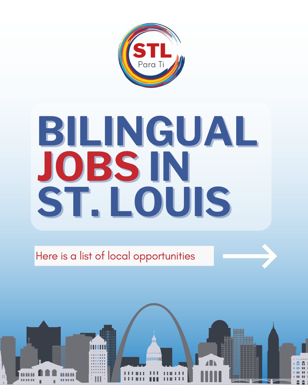 New week, nuevas oportunidades! Check out these job openings! ⭐️
📌 Spanish Podcast & Mutimedia Producer for @lutheranhourministries
📞 Receptionist for @uslegalsolutions
📥 Client Experience Coordinator for @dowcoinc
See the full list of jobs available on our website!
#stlhiring #bilingualjobs #stljobs