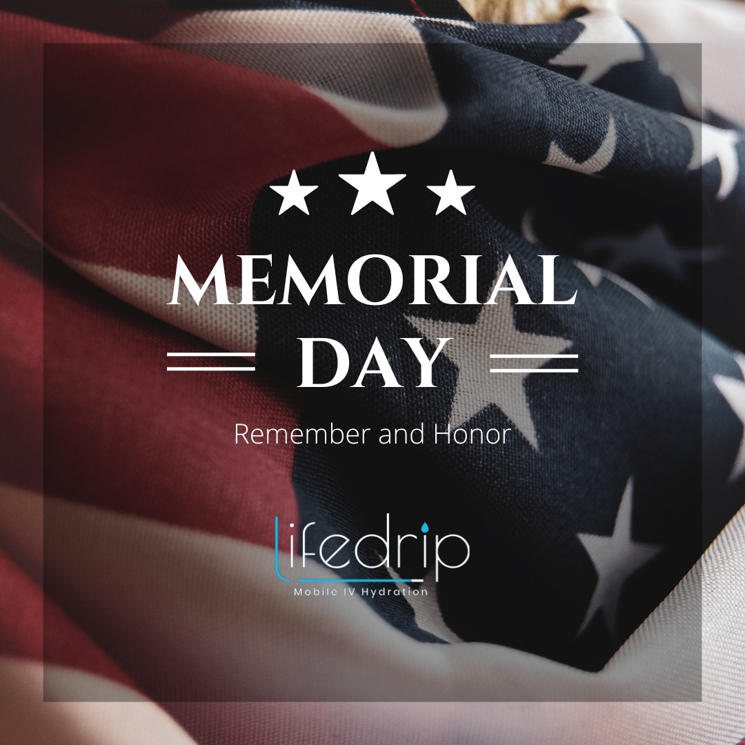 On this Memorial Day, we remember all those who gave the ultimate sacrifice.
.
.
.
#lifedrip #lifedripivhydration #ivhydration #health #wellness #mobileivhydration #reno #renonv #renosparks #sparks #sparksnv #memorialday #memorialday2024