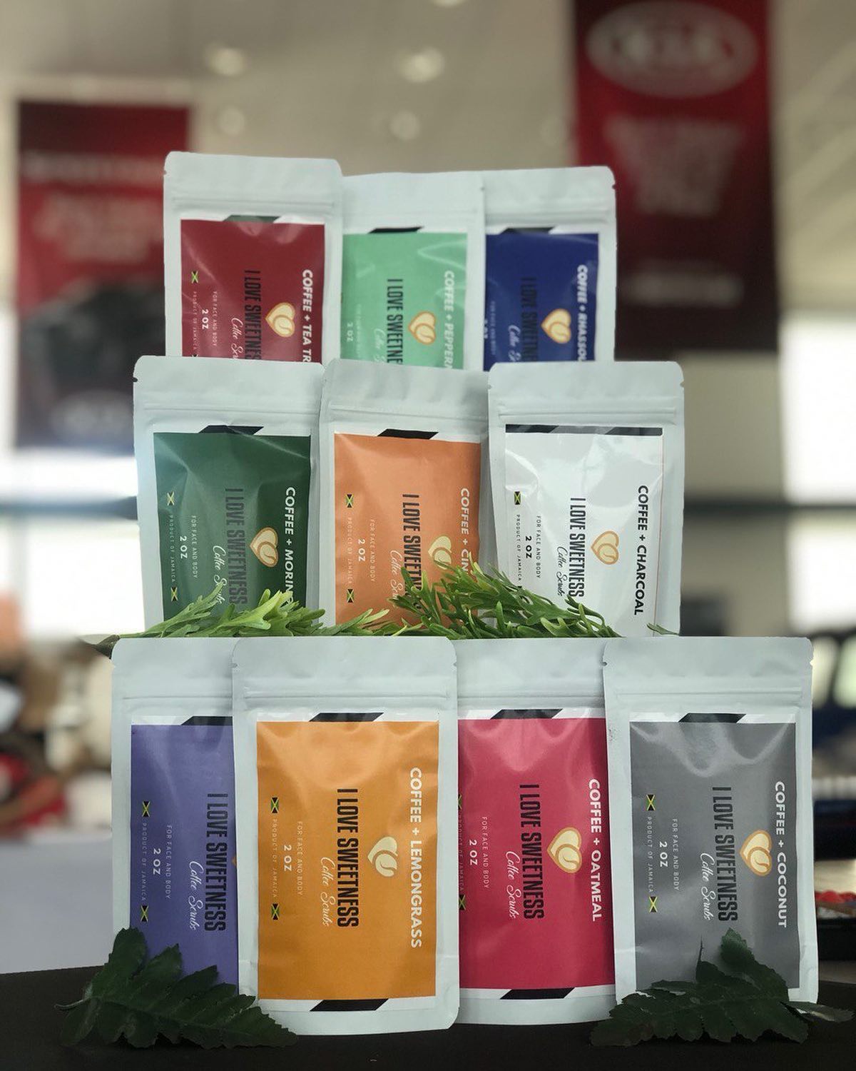 @ilovesweetness will be on location today @kiajamaica. Get your travel size coffee scrubs today! #PreCarnivalGlow