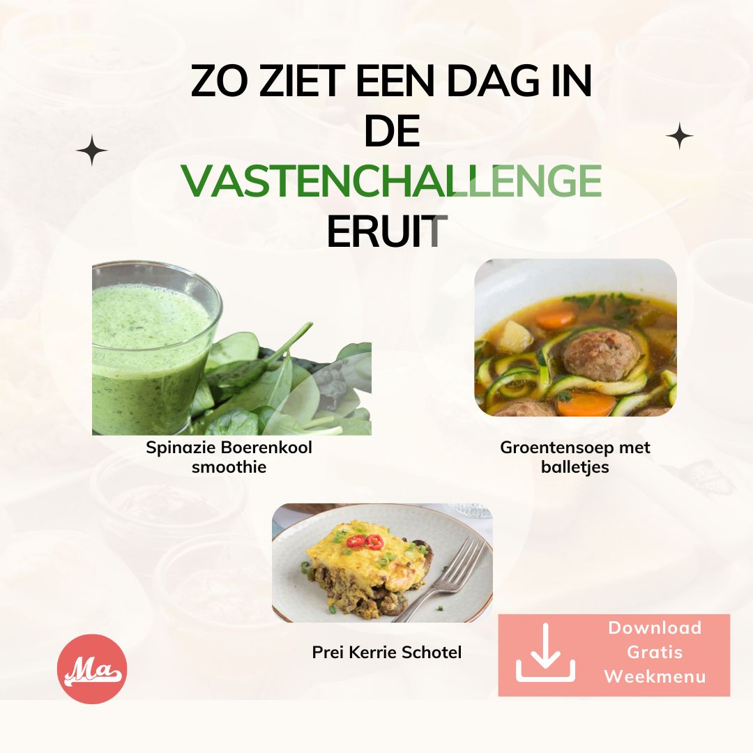 Benieuwd hoe een dag eruit kan zien wanneer je start met vasten? 🕒✨
In onze gratis weekmenu’s ontdek je precies hoe je lichaam kan profiteren van rust, structuur en voedzame maaltijden.
Denk aan:
🥬 Een frisse spinazie–boerenkool smoothie
🍲 Een verwarmende groentesoep met balletjes
🔥 Een smaakvolle prei-kerrieschotel die perfect verzadigt
Met deze voorbeeldmenu’s krijg je meteen een duidelijk beeld van hoe eenvoudig én lekker vasten kan zijn — zonder honger, zonder ingewikkelde regels.
👉 Download je gratis weekmenu via de Link in Bio en ontdek wat vasten voor jouw energie en vetverbranding kan doen.
#vastenchallenge #intermittentfasting #gezondafvallen #koolhydraatarmecepten #gratisweekmenu #makkelijkafvallen