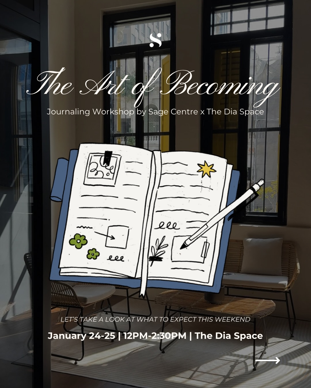 💫 SATURDAY IS SOLD OUT 💫
If you’ve been waiting for a sign to pause, this is it. We still have the last few remaining seats for our Sunday session (Jan 25th).
Here is exactly what’s included in your ticket:
🧘♀️Guided Grounding Ritual: A “Worry Stone” meditation to physically release tension before writing.
✍️Life Curation Audit: A workshop using the “Keep / Toss / Transform” grid to edit your habits & boundaries.
🪞Compassionate Inquiry: Guided prompts to reframe your inner critic.
📓Gratitude Journal: The hardcover journal to anchor your daily practice (yours to keep).
🌿Wellness Kit: Includes the grounding kit, guide cards, and tote bag.
🍵Tea & Refreshments: Free-flow tea and light bites.
The Details:
🗓 Sunday, Jan 25th
⏰ 12PM - 2:30PM
📍The Dia Space, Medan Pasar
