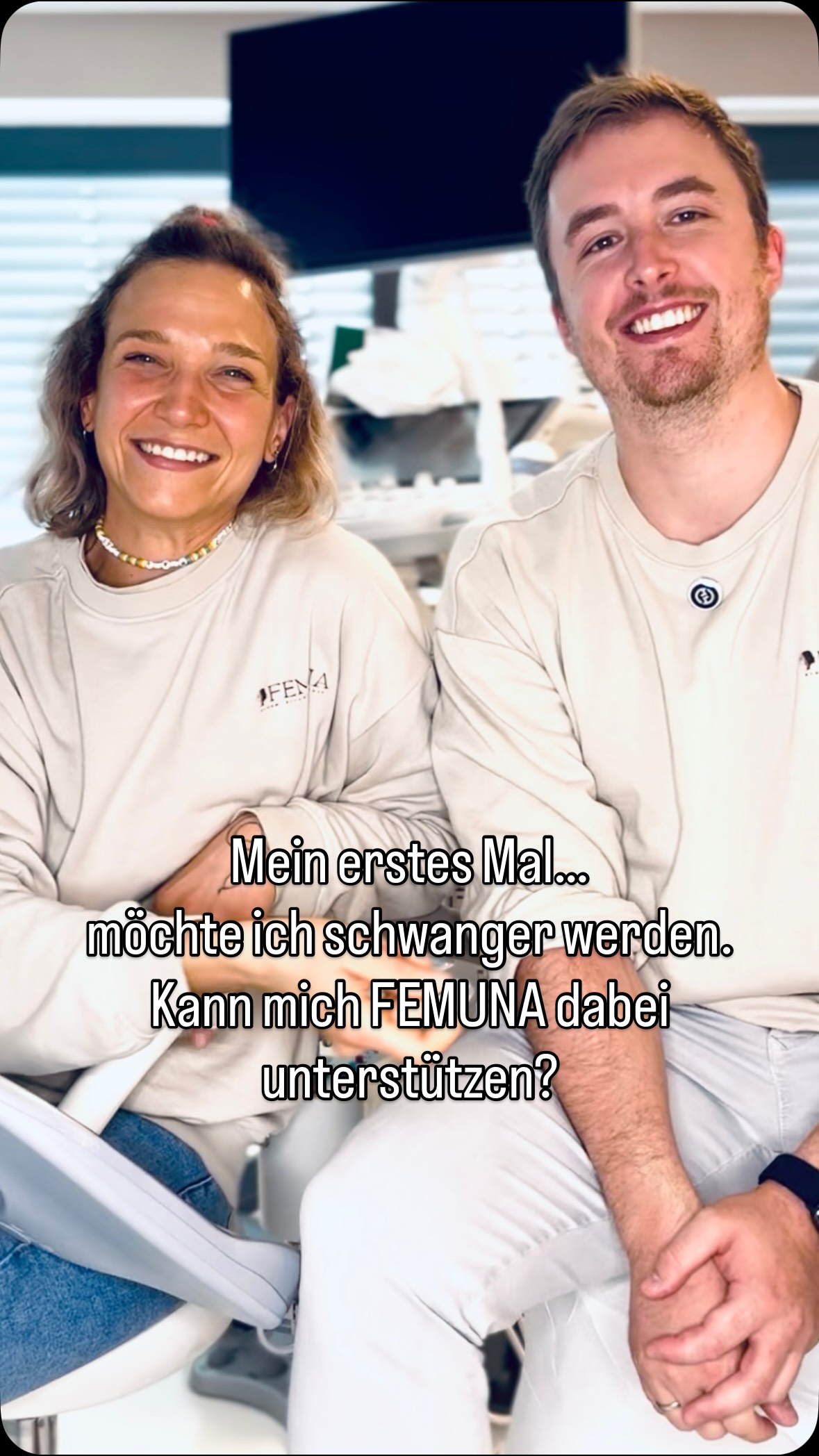 Mein erstes Mal mit Kinderwunsch. 🤎
Viele Fragen. Ein großes Hoffen.
Kann mich FEMUNA dabei unterstützen?