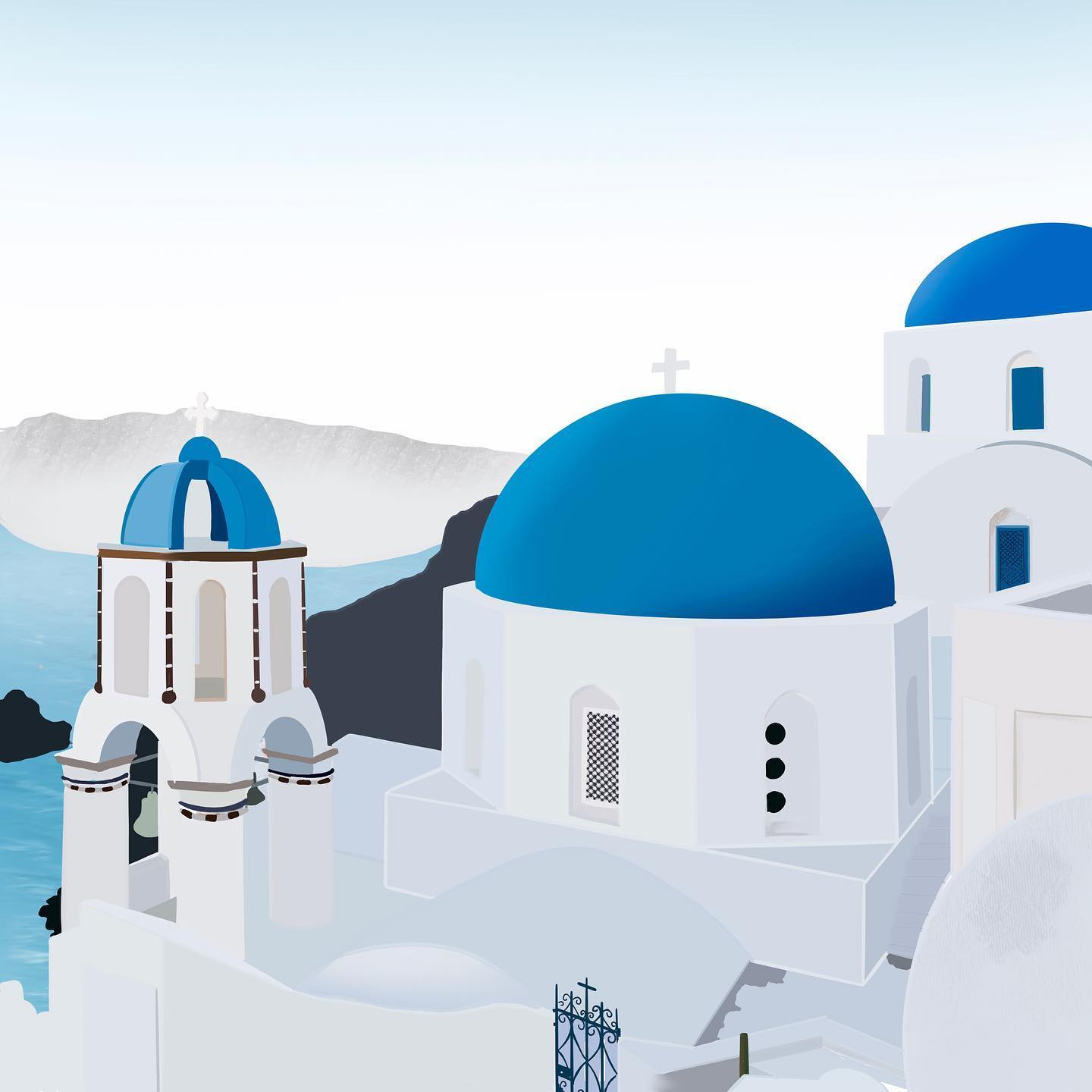Digital Drawing - Santorini. .
.
.
There is so much of Greece sprinkled all around the edge of the Aegean, all over the place. It's already a secret place wherever you go and then there’s Santorini. Something so magical about this place, definitely on top of my list. .
.
.
.
.
.
.
.
.
.
.
#santorini #greece #travel #digitalart #digitalillustration #digitaldrawing #graphicdesign #instadaily #instagood #graphicdesigner #digitalartist #digitalartwork #digitalsketch #art #artistsoninstagram #artist #instaart #instaartist #instagram #artoftheday #procreate #procreateart #indiandesigner #bangaloredesigner .