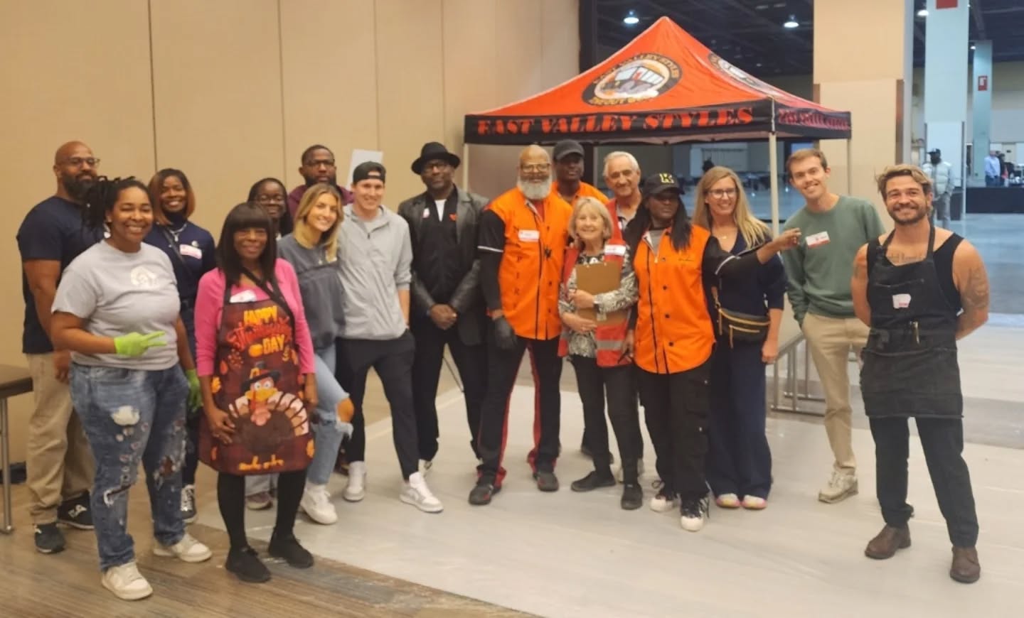 At the Salvation Army Thanksgiving Dinner, we were honored to provide 80 haircuts to individuals who might not have otherwise had access to grooming services. This would not have been possible without the incredible generosity and skill of our volunteers: Jaythe Barber from East Valley Styles and his student John Johnson, Michelle and Jered from Aveda Salon, and Lashunda from Studio Supreme.
We are deeply grateful for their hard work and dedication. Their commitment went above and beyond, as they stayed later than planned to serve as many people as possible—some of whom had waited an entire year for this opportunity. Unfortunately, we had to turn people away to ensure everyone could still enjoy their Thanksgiving Dinner.
As we look toward the Christmas Dinner, we hope to enlist more volunteers to extend this vital service to even more individuals in need. If you are willing to make a difference and help someone less fortunate, please click the link below and be a blessing this holiday season.
https://forms.gle/MjdxFmYnjVEvMoiz5